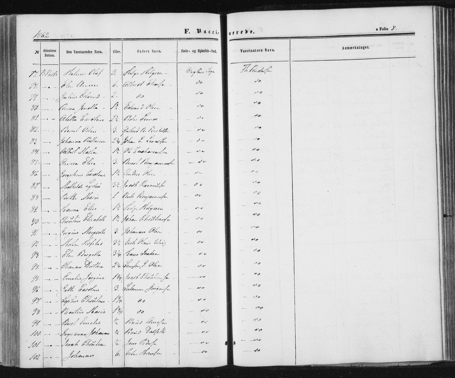 Ministerialprotokoller, klokkerbøker og fødselsregistre - Nord-Trøndelag, SAT/A-1458/784/L0670: Ministerialbok nr. 784A05, 1860-1876, s. 8