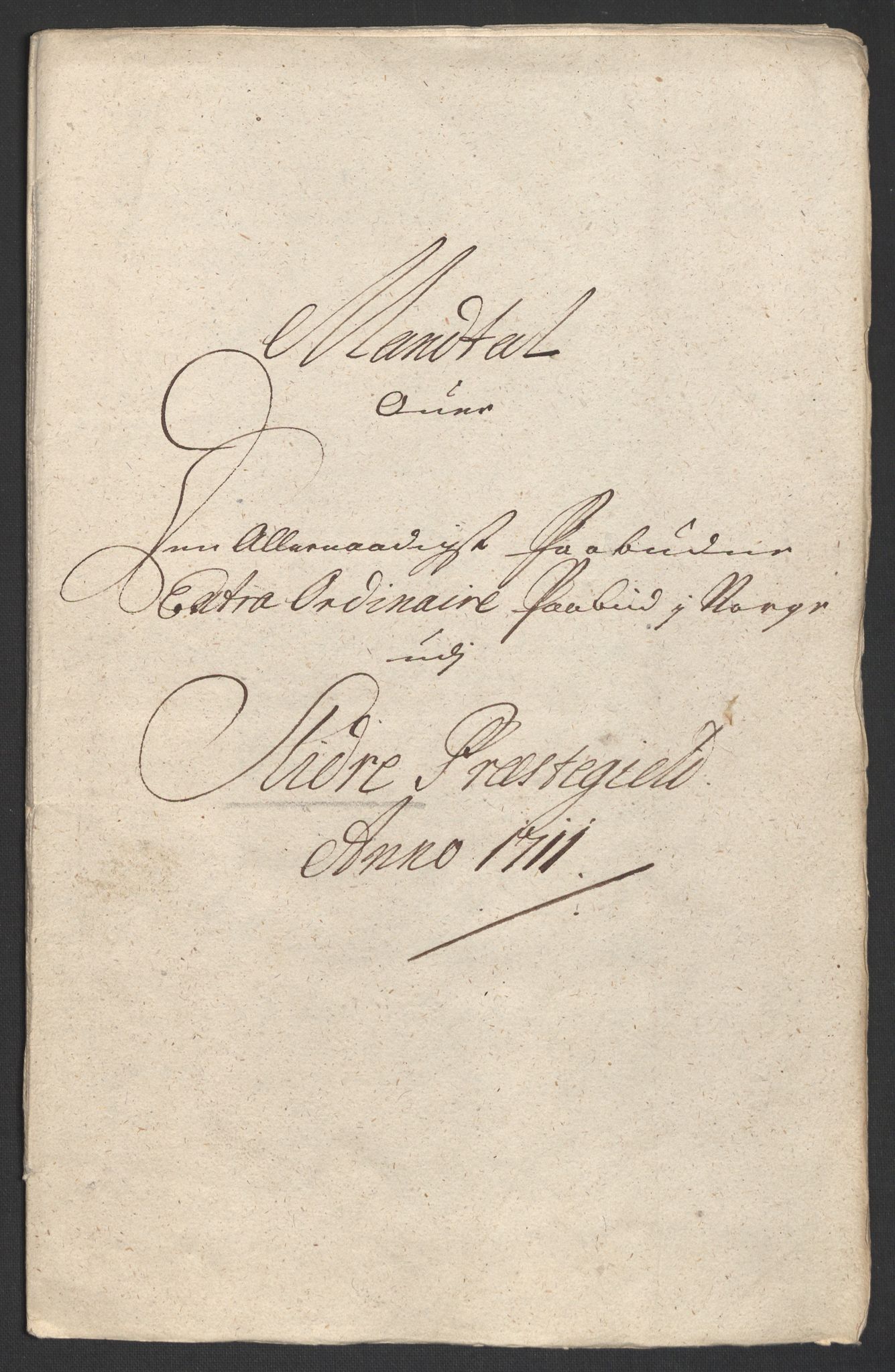 Rentekammeret inntil 1814, Reviderte regnskaper, Fogderegnskap, RA/EA-4092/R18/L1308: Fogderegnskap Hadeland, Toten og Valdres, 1711, s. 360