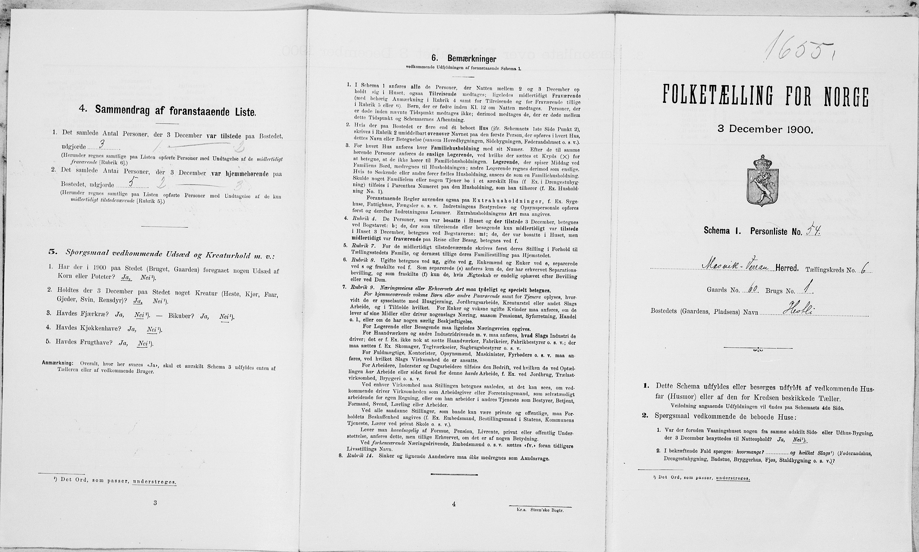 SAT, Folketelling 1900 for 1723 Mosvik og Verran herred, 1900, s. 739