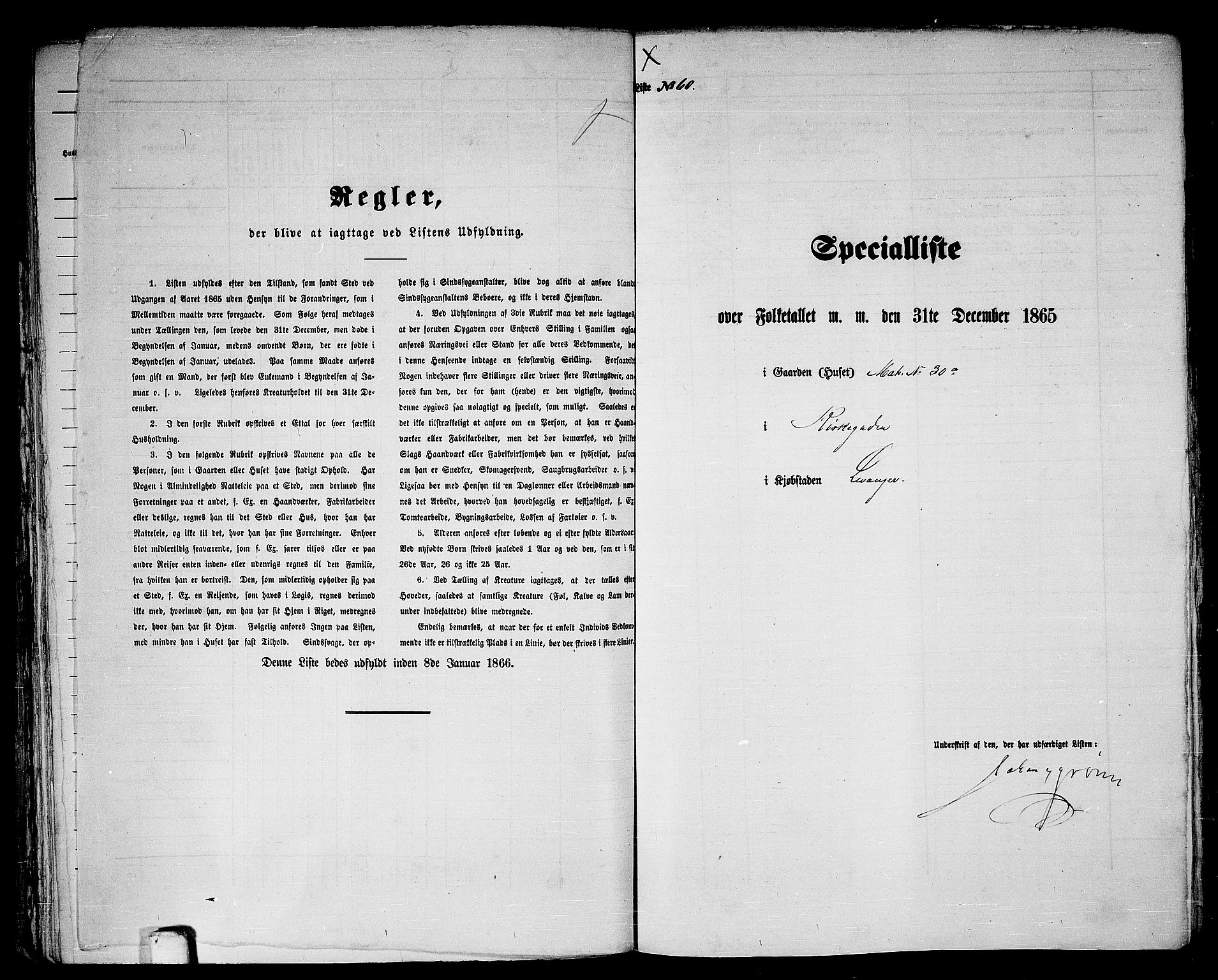RA, Folketelling 1865 for 1701B Levanger prestegjeld, Levanger kjøpstad, 1865, s. 123