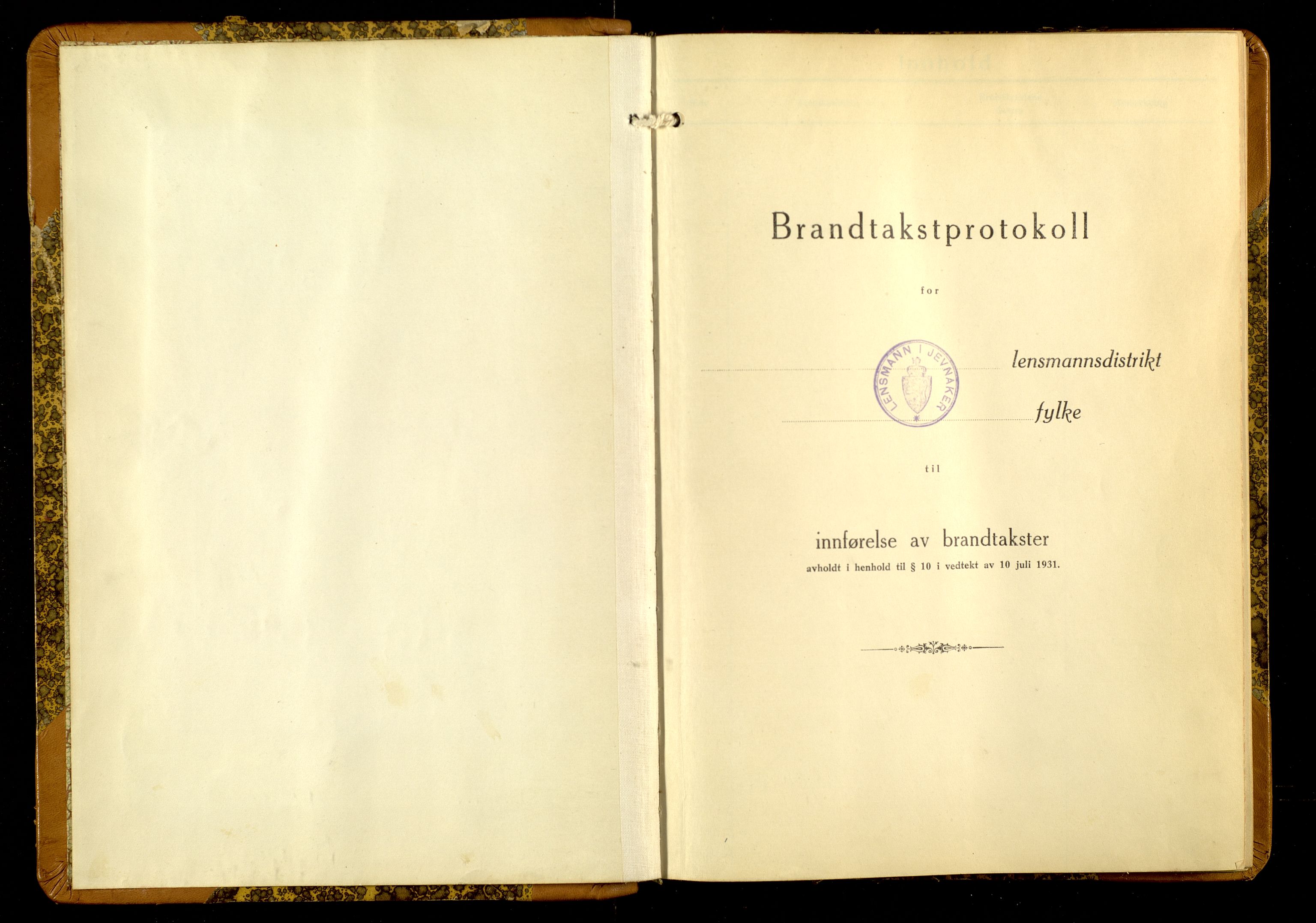 Norges Brannkasse, Jevnaker, AV/SAH-NBRANJ-048/F/L0010: Branntakstprotokoll, 1936-1955