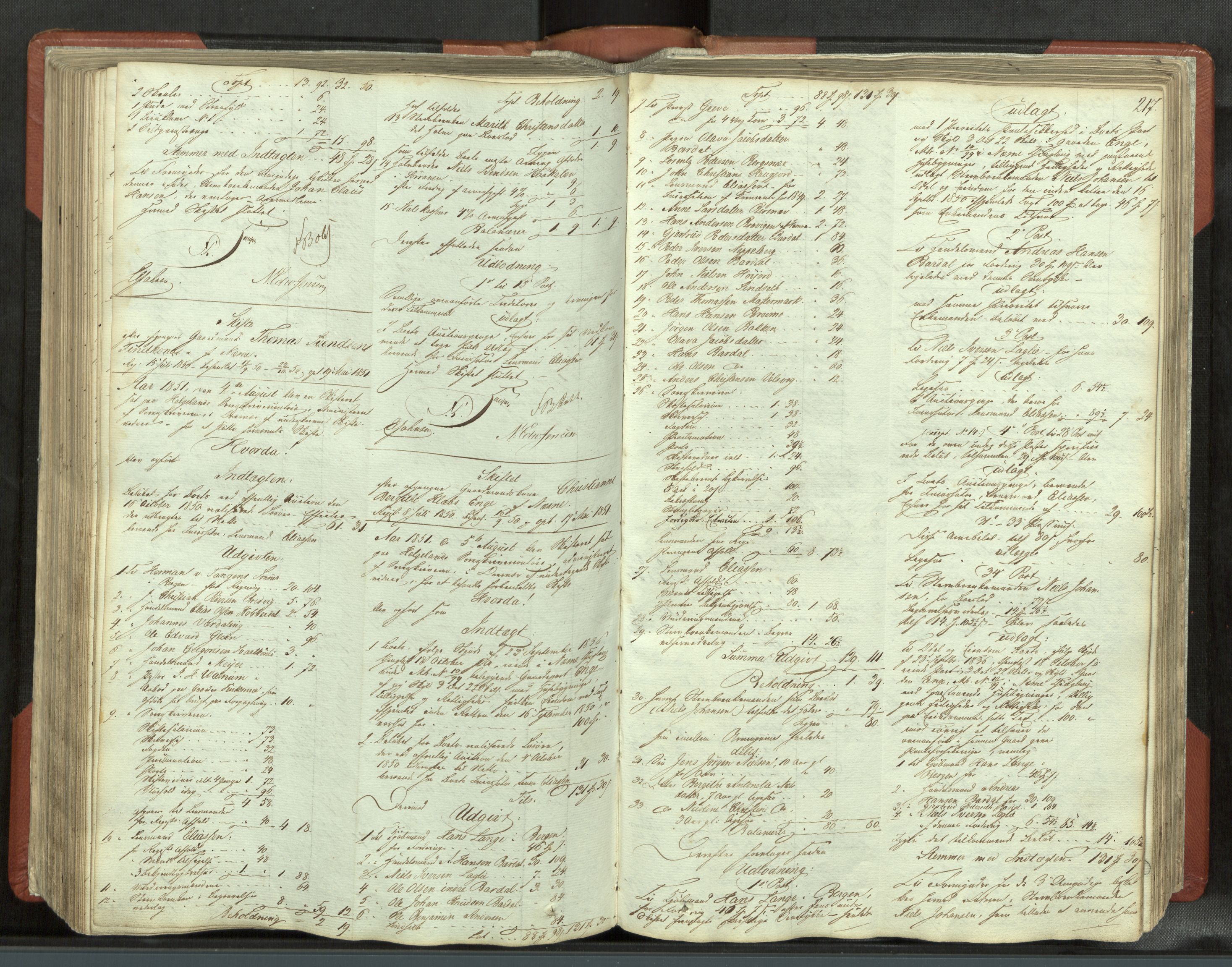 Helgeland sorenskriveri, AV/SAT-A-0004/3/3A/L0105: Skifteprotokoll 50, 1847-1857, s. 217