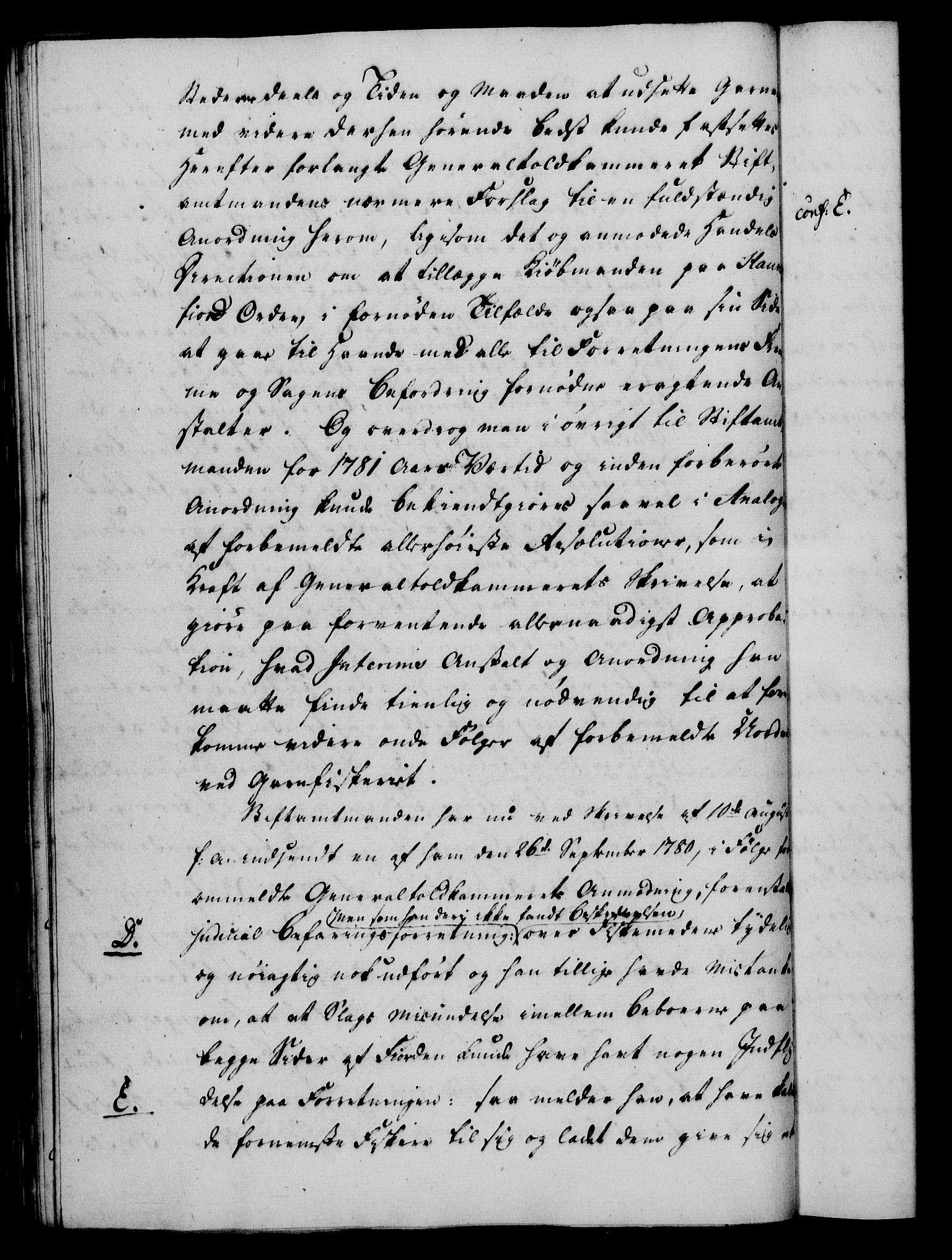 Rentekammeret, Kammerkanselliet, RA/EA-3111/G/Gf/Gfa/L0064: Norsk relasjons- og resolusjonsprotokoll (merket RK 52.64), 1782, s. 187