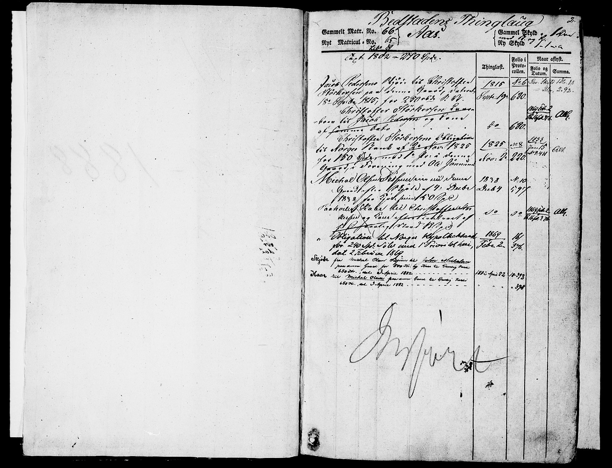 Inderøy sorenskriveri, SAT/A-4147/1/2/2A/2Aa/L0013: Panteregister nr. 13, 1829-1888, s. 2