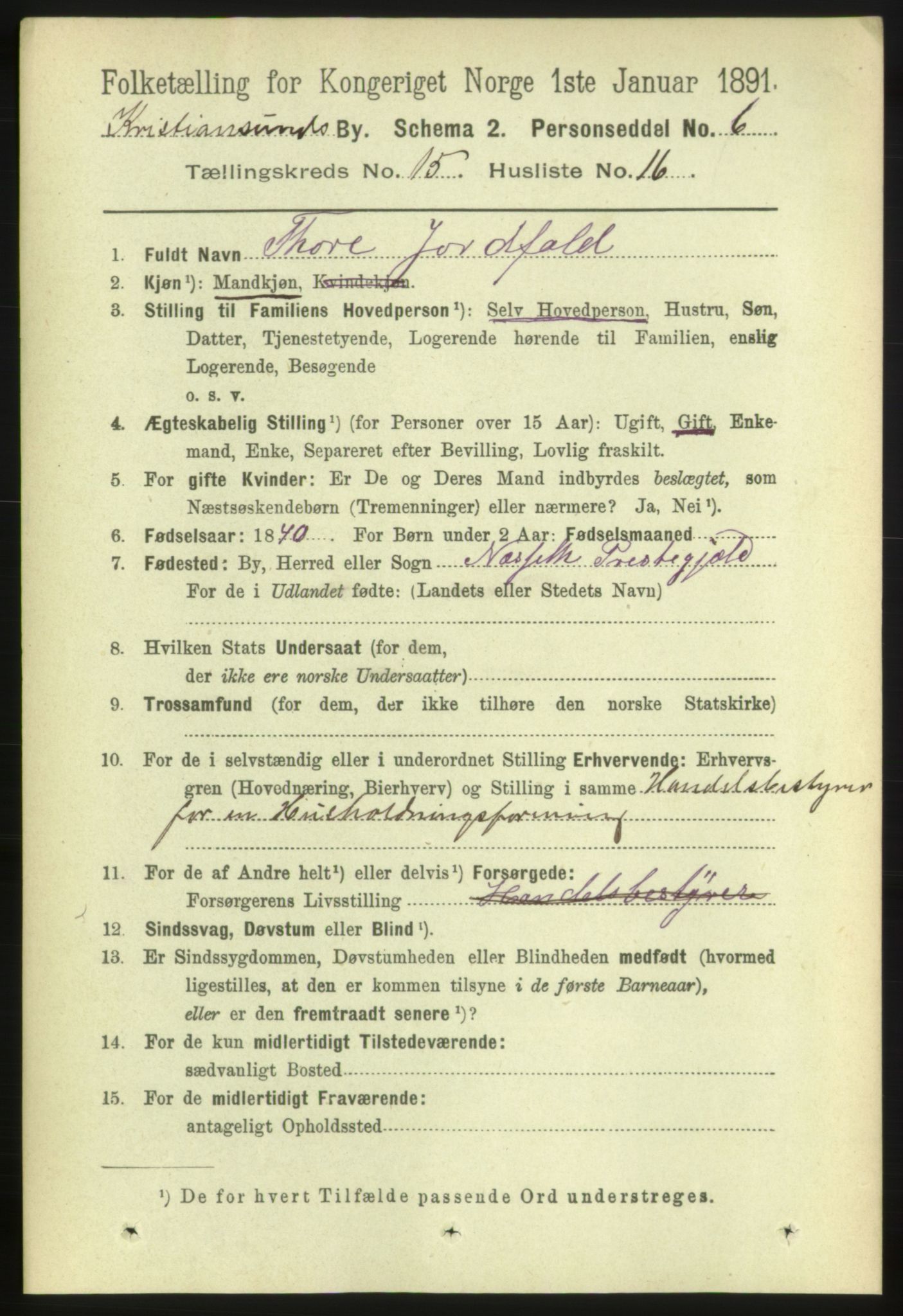 RA, Folketelling 1891 for 1503 Kristiansund kjøpstad, 1891, s. 10866