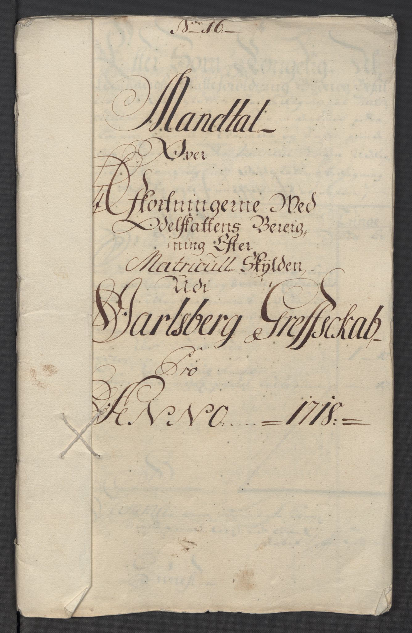 Rentekammeret inntil 1814, Reviderte regnskaper, Fogderegnskap, RA/EA-4092/R32/L1882: Fogderegnskap Jarlsberg grevskap, 1718, s. 411