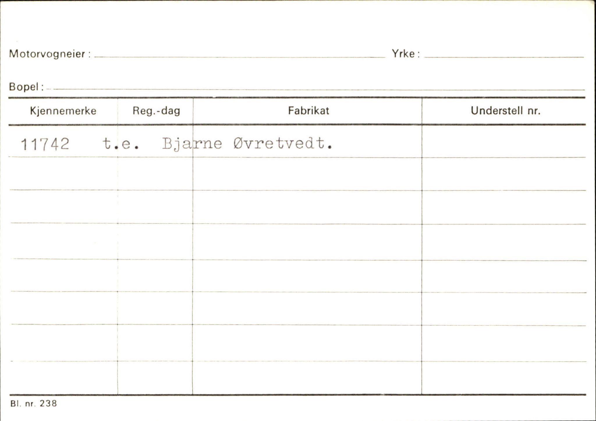 Statens vegvesen, Sogn og Fjordane vegkontor, AV/SAB-A-5301/4/F/L0133: Eigarregister Bremanger A-Å. Gaular A-H, 1945-1975, s. 16