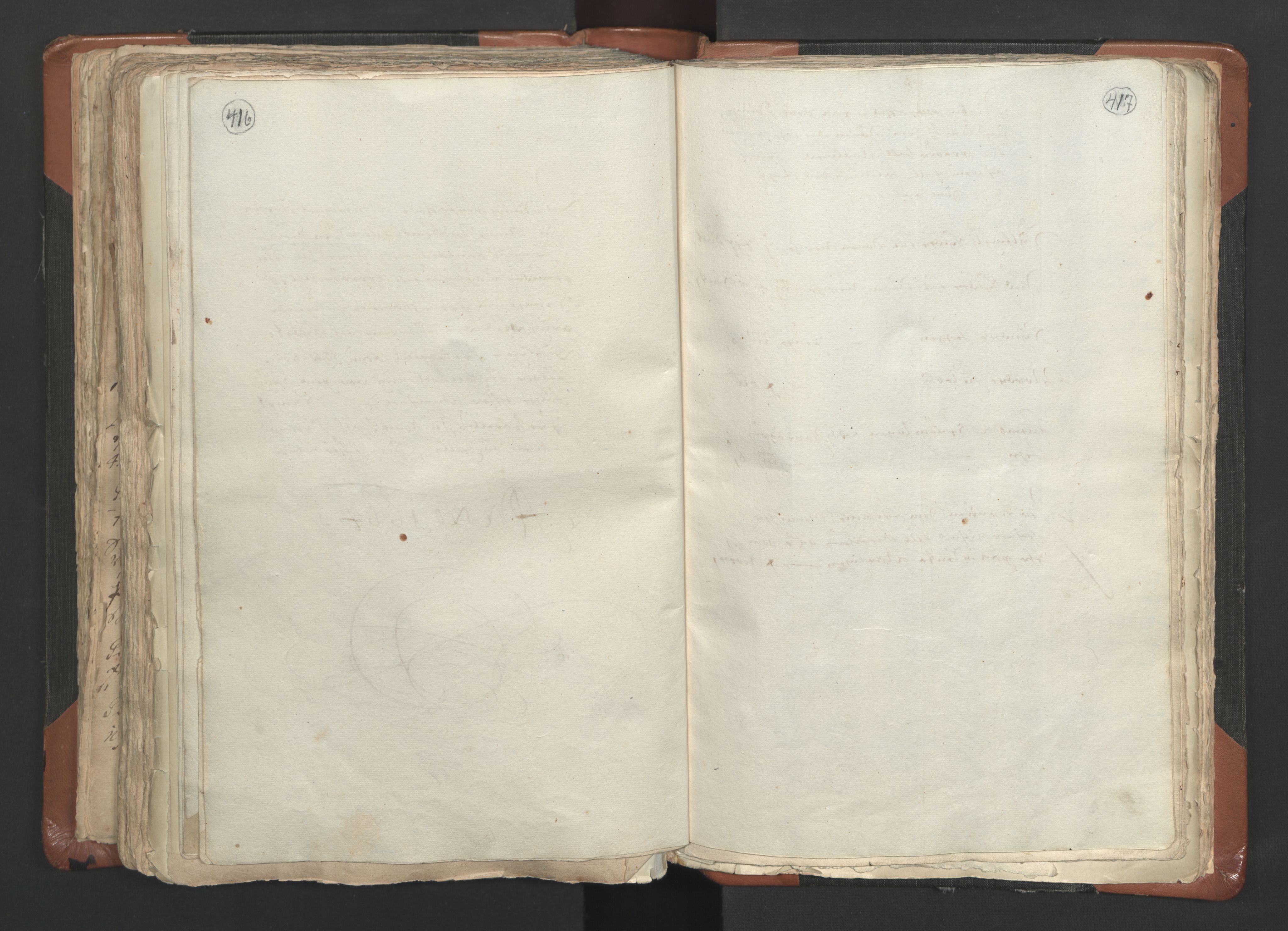 RA, Sogneprestenes manntall 1664-1666, nr. 9: Bragernes prosti, 1664-1666, s. 416-417