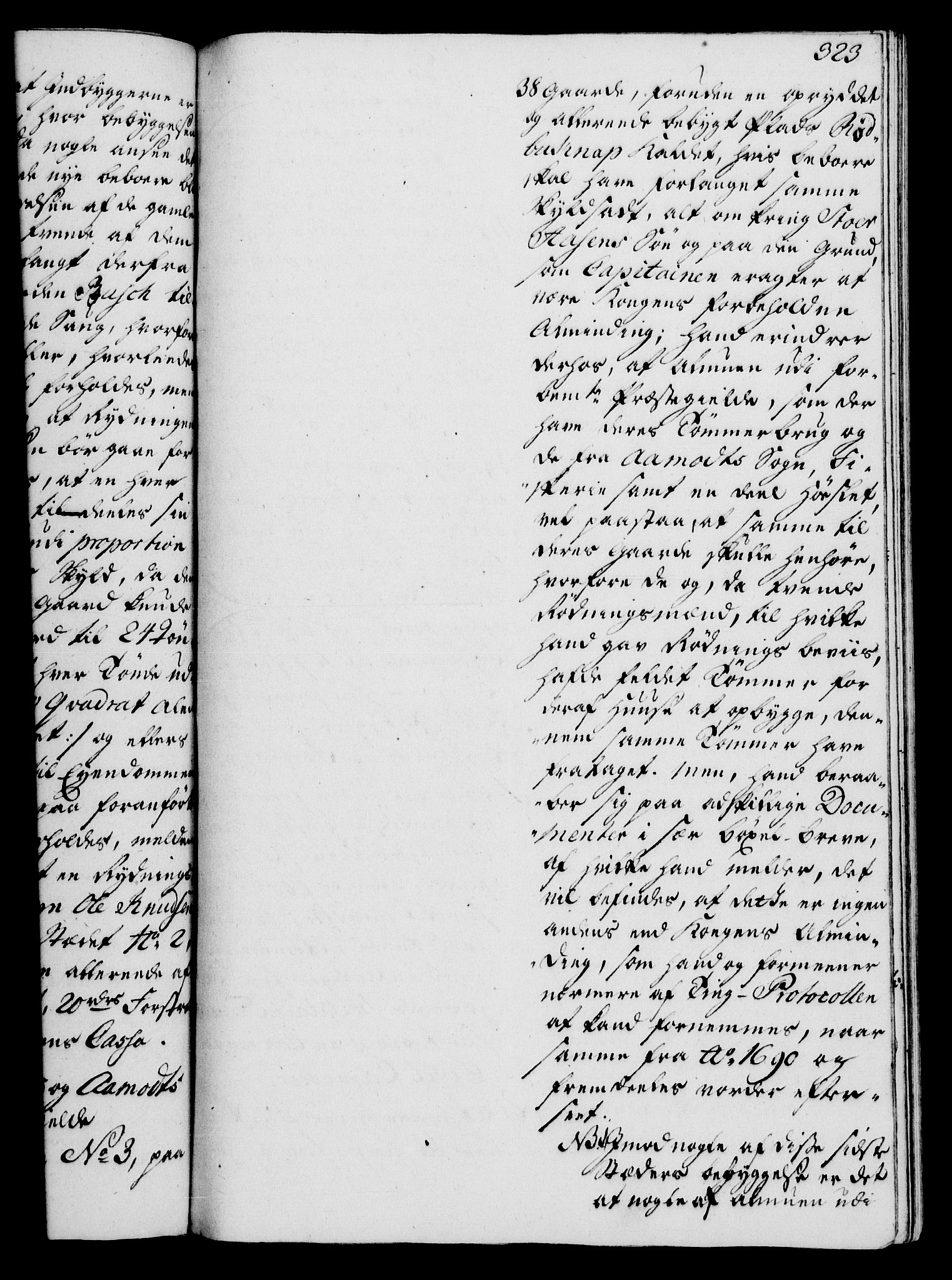 Rentekammeret, Kammerkanselliet, RA/EA-3111/G/Gh/Gha/L0031: Norsk ekstraktmemorialprotokoll (merket RK 53.76), 1751-1753, s. 323