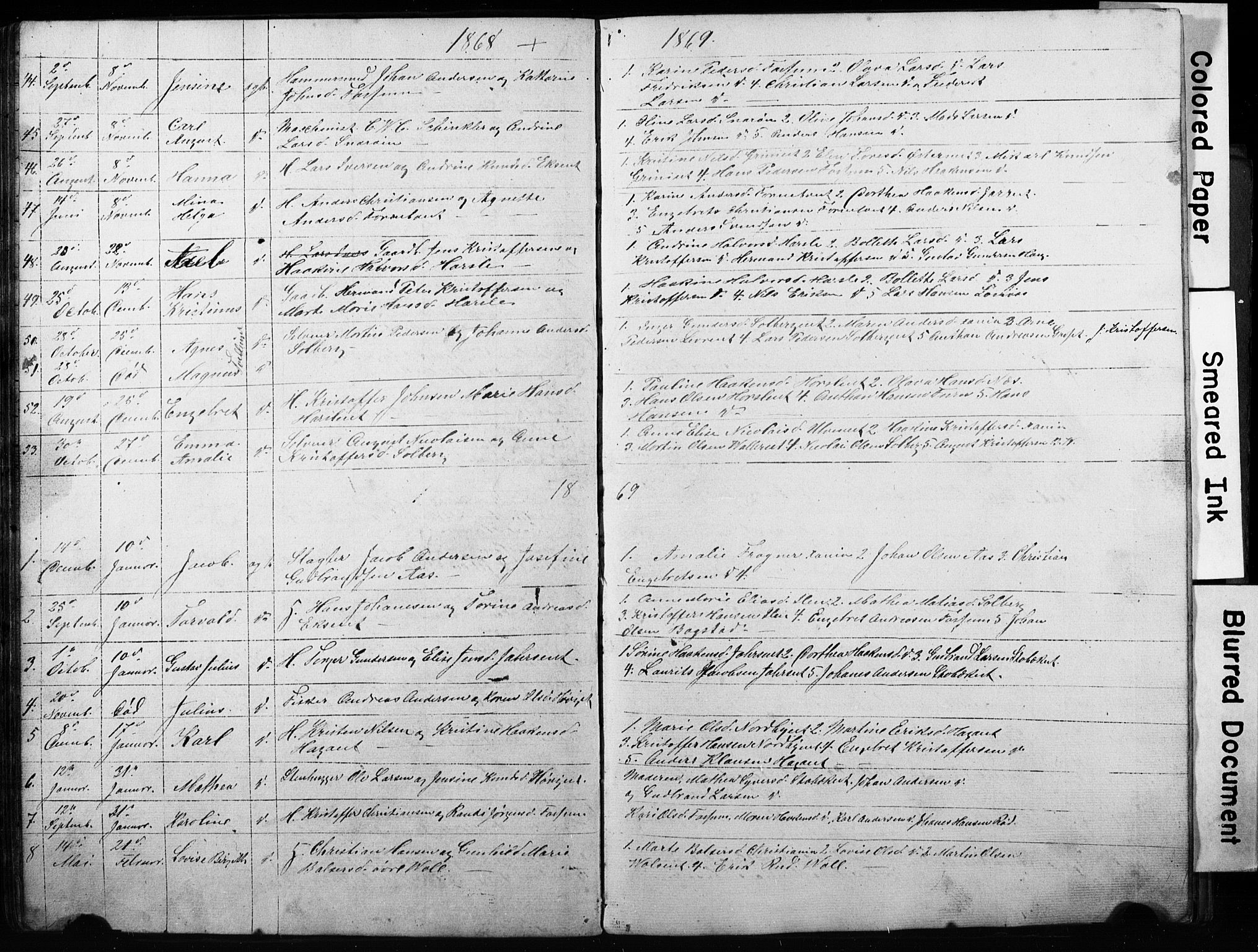 Asker prestekontor Kirkebøker, AV/SAO-A-10256a/G/Gc/L0001: Klokkerbok nr. III 1, 1854-1873