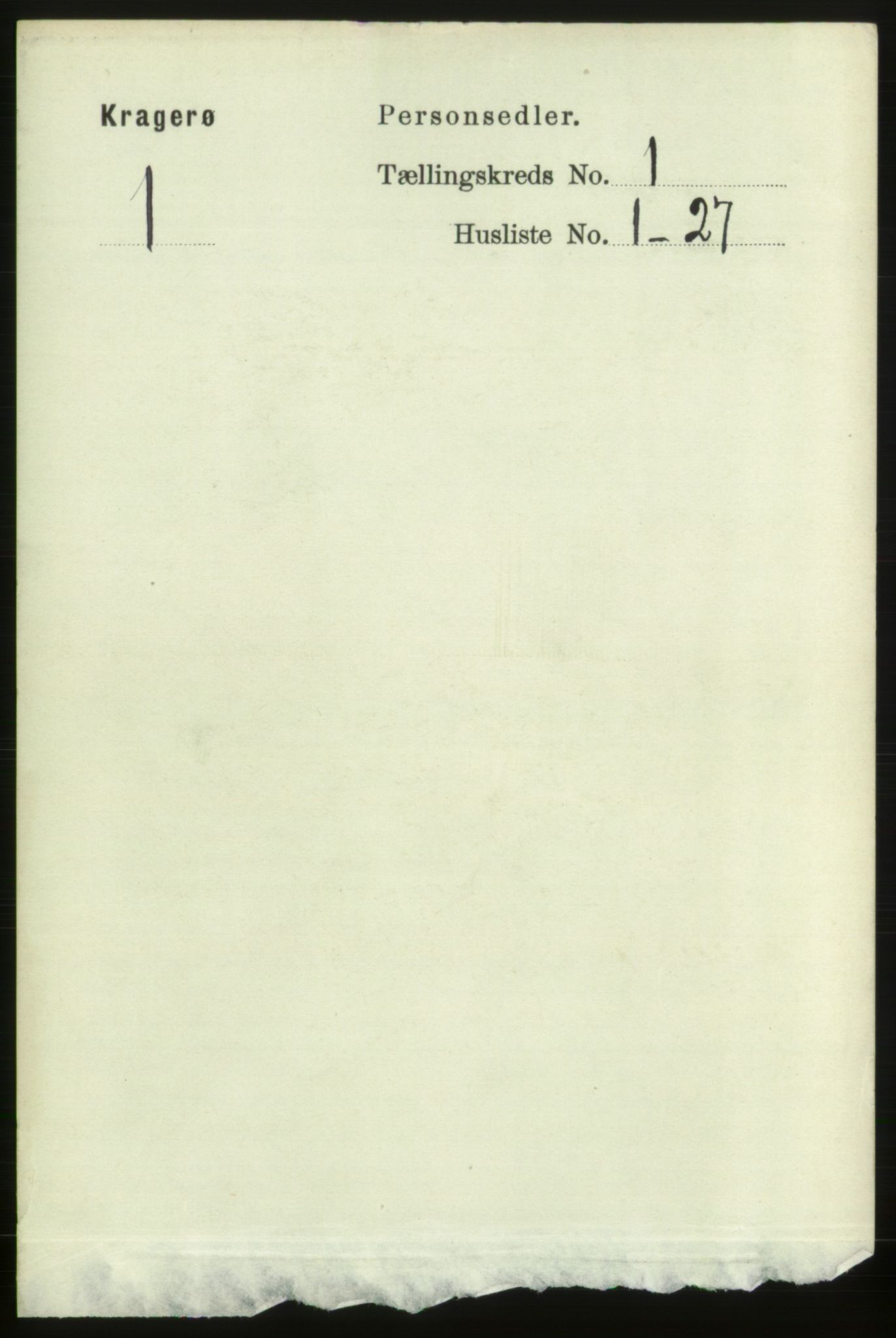 RA, Folketelling 1891 for 0801 Kragerø kjøpstad, 1891, s. 1678