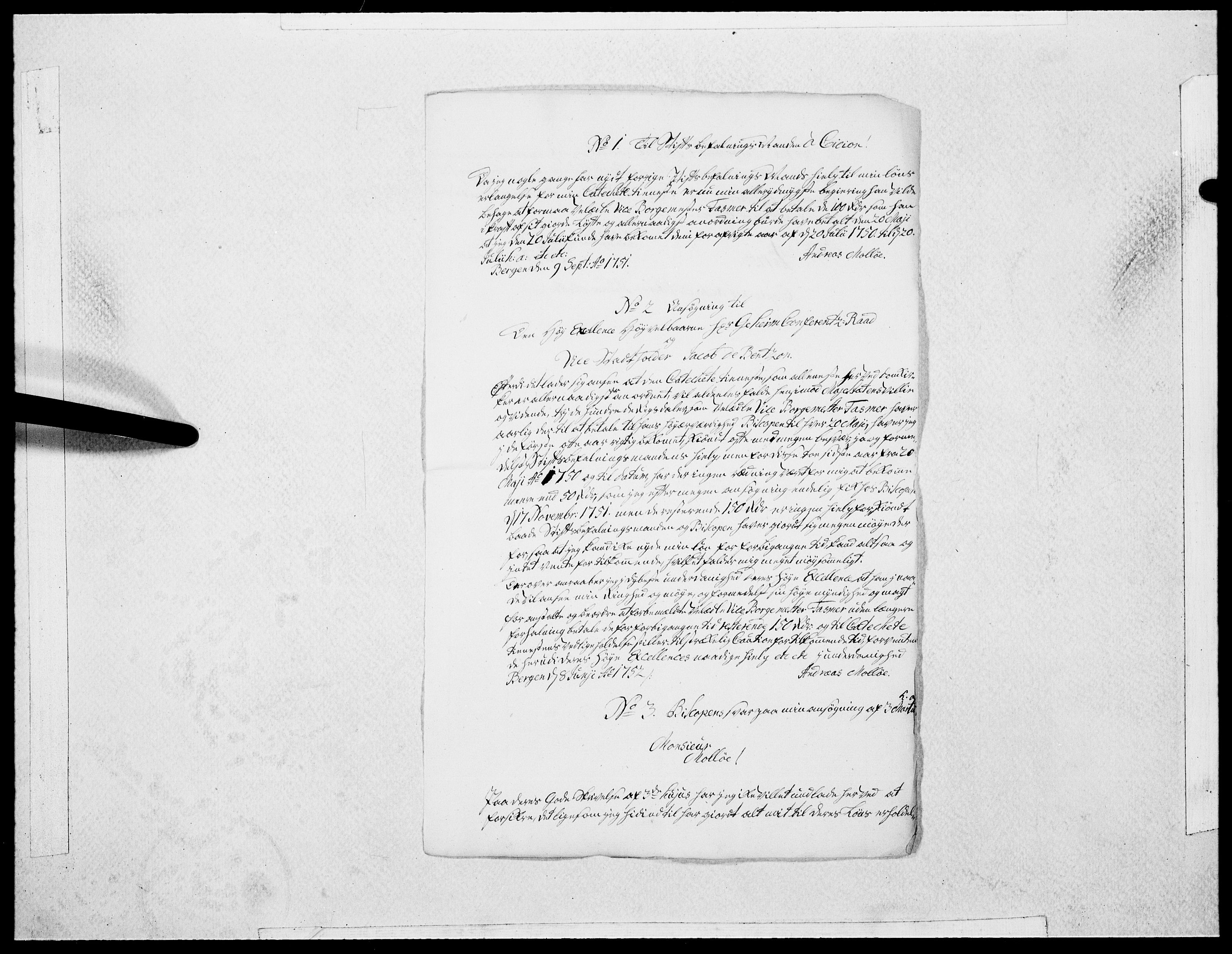 Danske Kanselli 1572-1799, AV/RA-EA-3023/F/Fc/Fcc/Fcca/L0166: Norske innlegg 1572-1799, 1754, s. 13