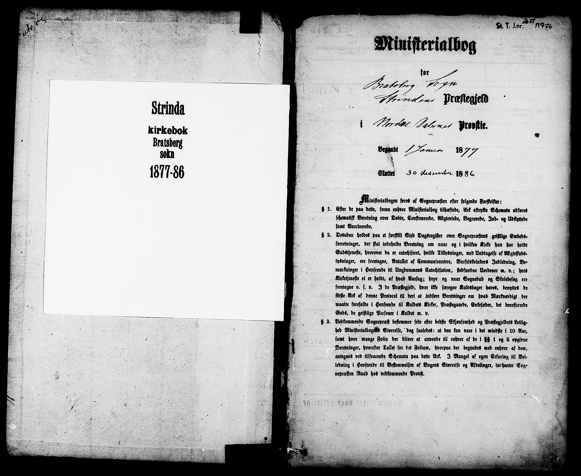 Ministerialprotokoller, klokkerbøker og fødselsregistre - Sør-Trøndelag, SAT/A-1456/608/L0334: Ministerialbok nr. 608A03, 1877-1886