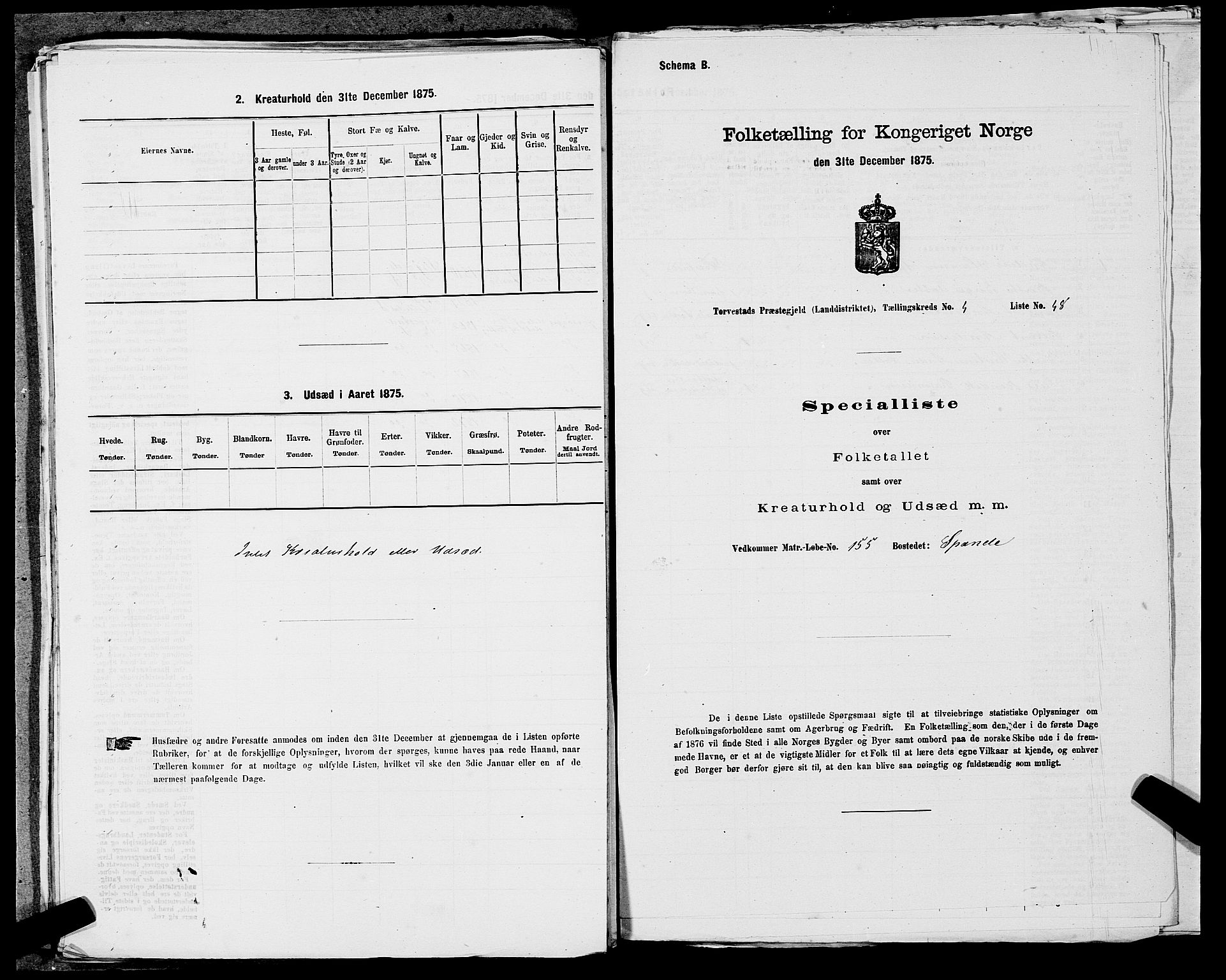 SAST, Folketelling 1875 for 1152L Torvastad prestegjeld, Torvastad sokn, Skåre sokn og Utsira sokn, 1875, s. 634