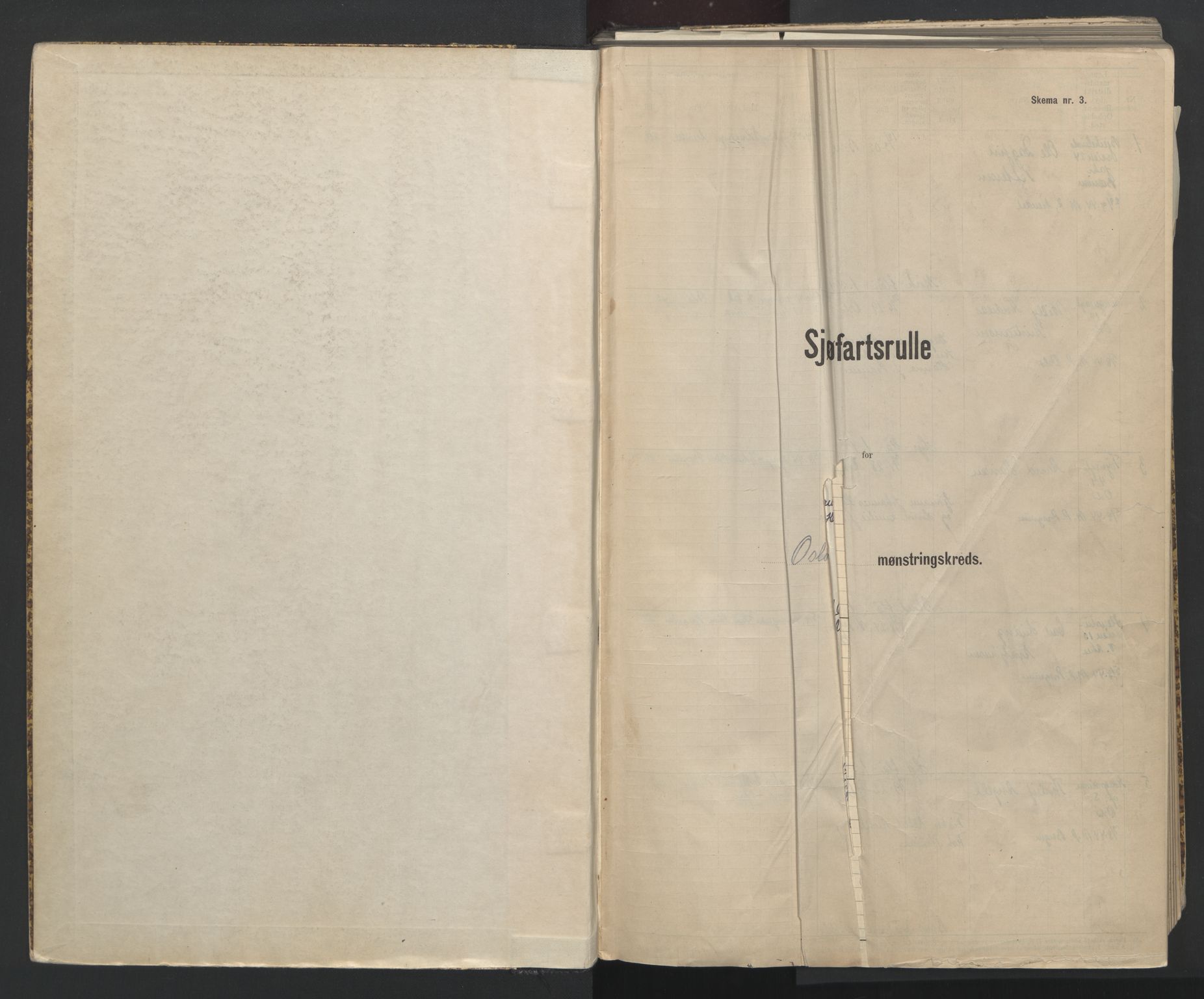 Oslo sjømannskontor, AV/SAO-A-10595/F/Fd/L0005: B-rulle, 1944