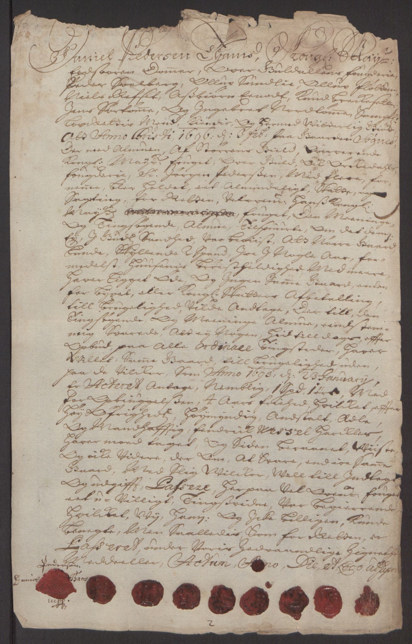 Rentekammeret inntil 1814, Reviderte regnskaper, Fogderegnskap, AV/RA-EA-4092/R60/L3945: Fogderegnskap Orkdal og Gauldal, 1695, s. 426