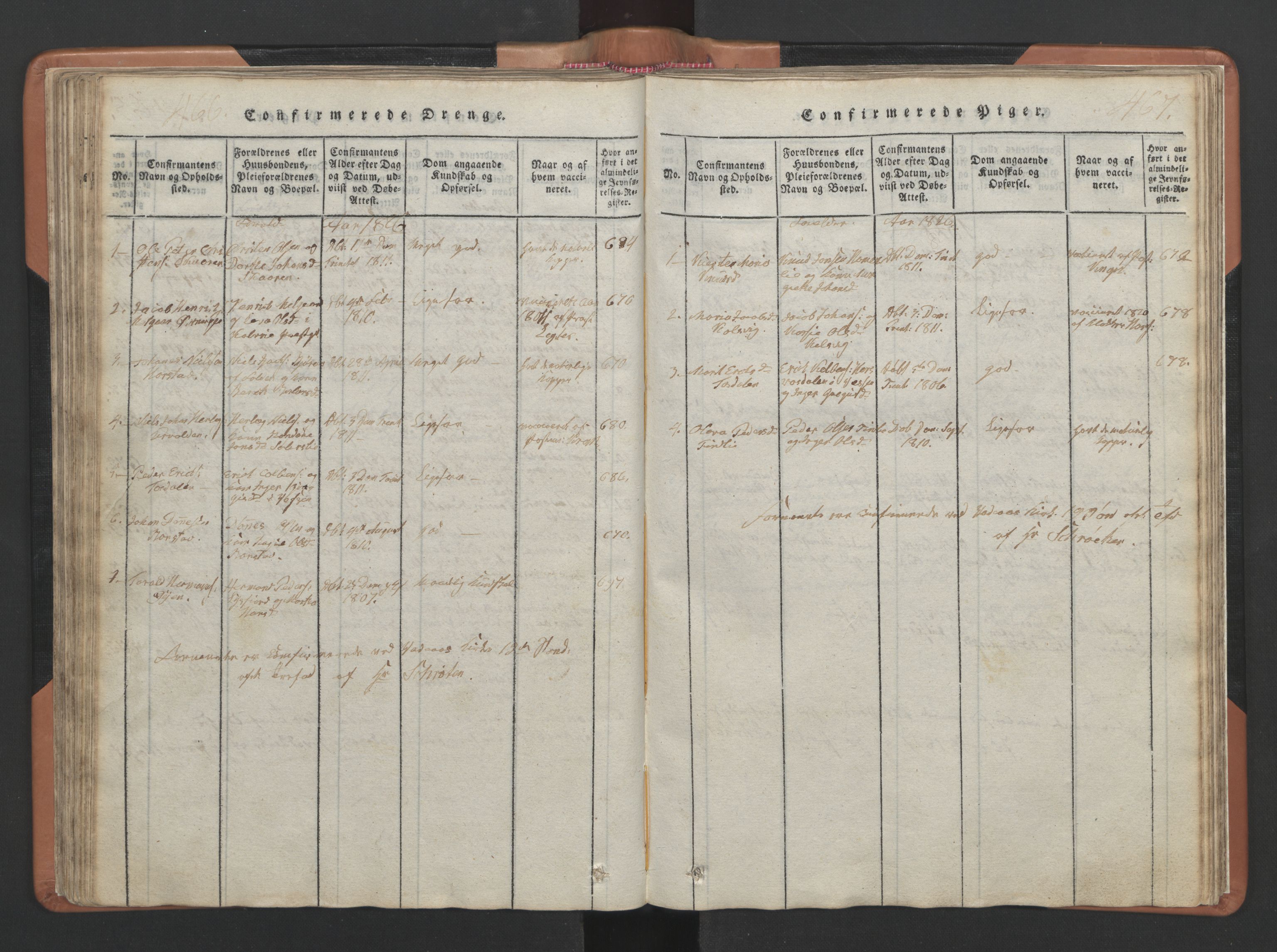 Ministerialprotokoller, klokkerbøker og fødselsregistre - Nordland, AV/SAT-A-1459/810/L0157: Klokkerbok nr. 810C01, 1819-1842, s. 466-467