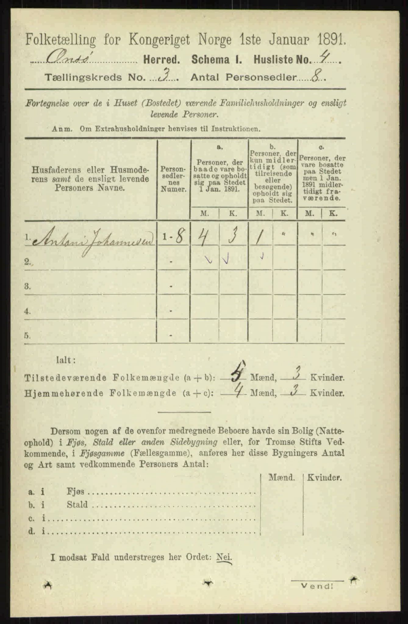 RA, Folketelling 1891 for 0134 Onsøy herred, 1891, s. 1503