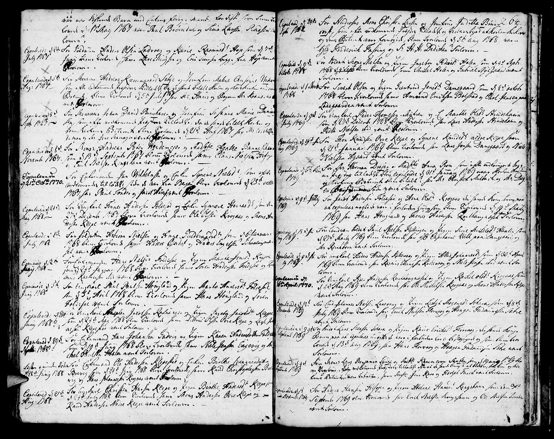 Askøy Sokneprestembete, AV/SAB-A-74101/H/Ha/Haa/Haaa/L0001: Ministerialbok nr. A 1, 1742-1818, s. 264
