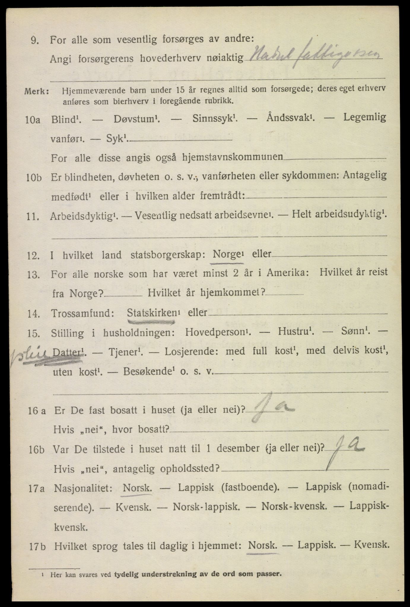 SAT, Folketelling 1920 for 1866 Hadsel herred, 1920, s. 15697