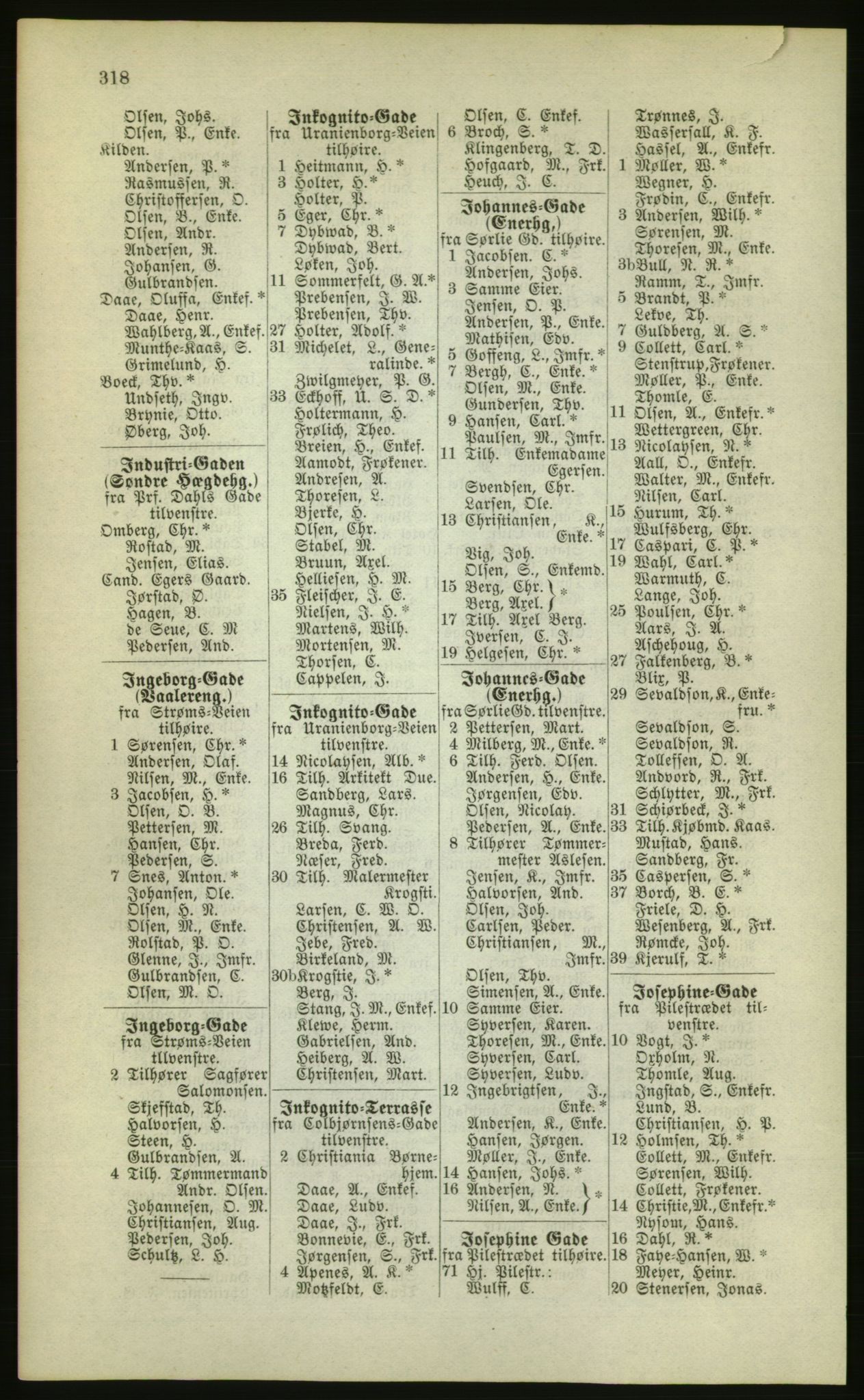 Kristiania/Oslo adressebok, PUBL/-, 1880, s. 318