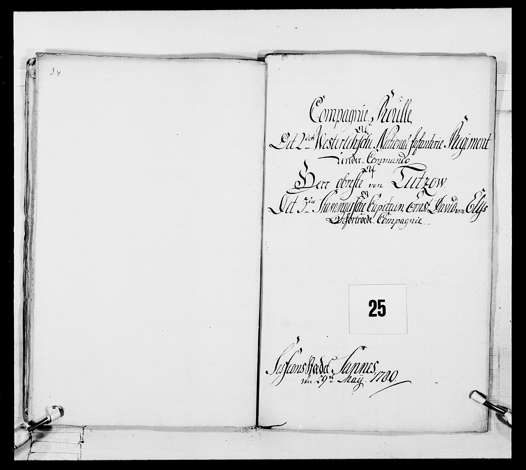 Generalitets- og kommissariatskollegiet, Det kongelige norske kommissariatskollegium, AV/RA-EA-5420/E/Eh/L0106: 2. Vesterlenske nasjonale infanteriregiment, 1774-1780, s. 230
