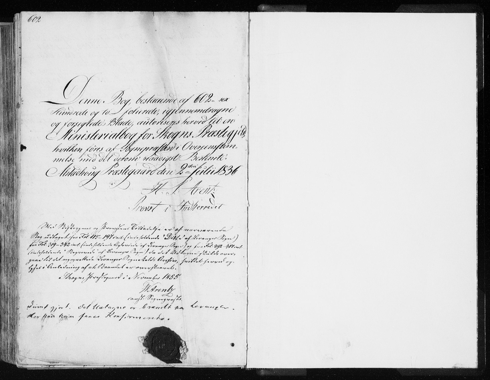 Ministerialprotokoller, klokkerbøker og fødselsregistre - Nord-Trøndelag, SAT/A-1458/717/L0154: Ministerialbok nr. 717A06 /2, 1836-1849, s. 602