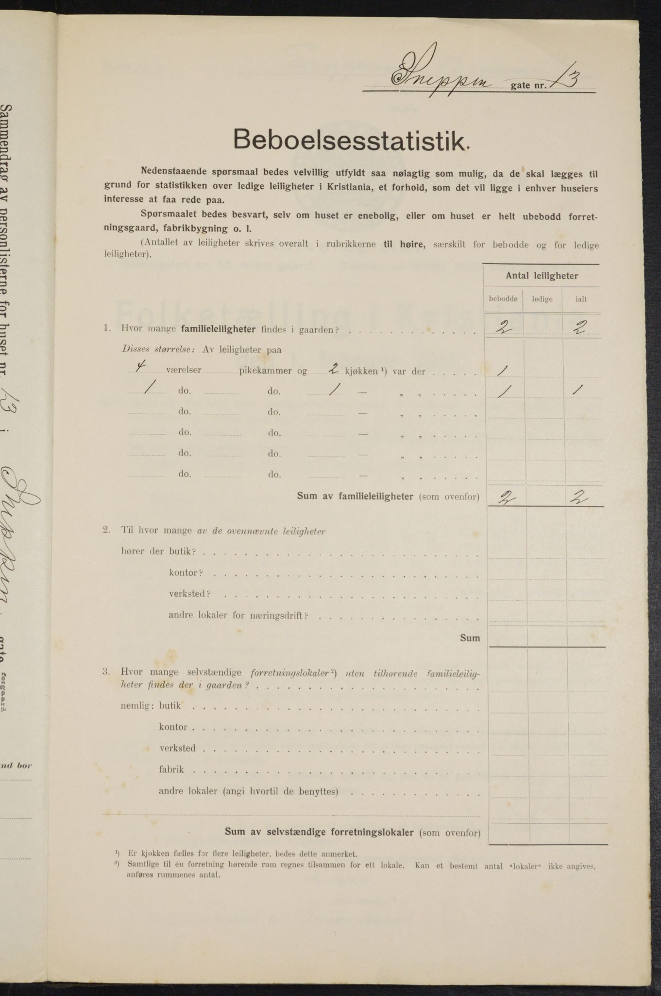 OBA, Kommunal folketelling 1.2.1914 for Kristiania, 1914, s. 97969