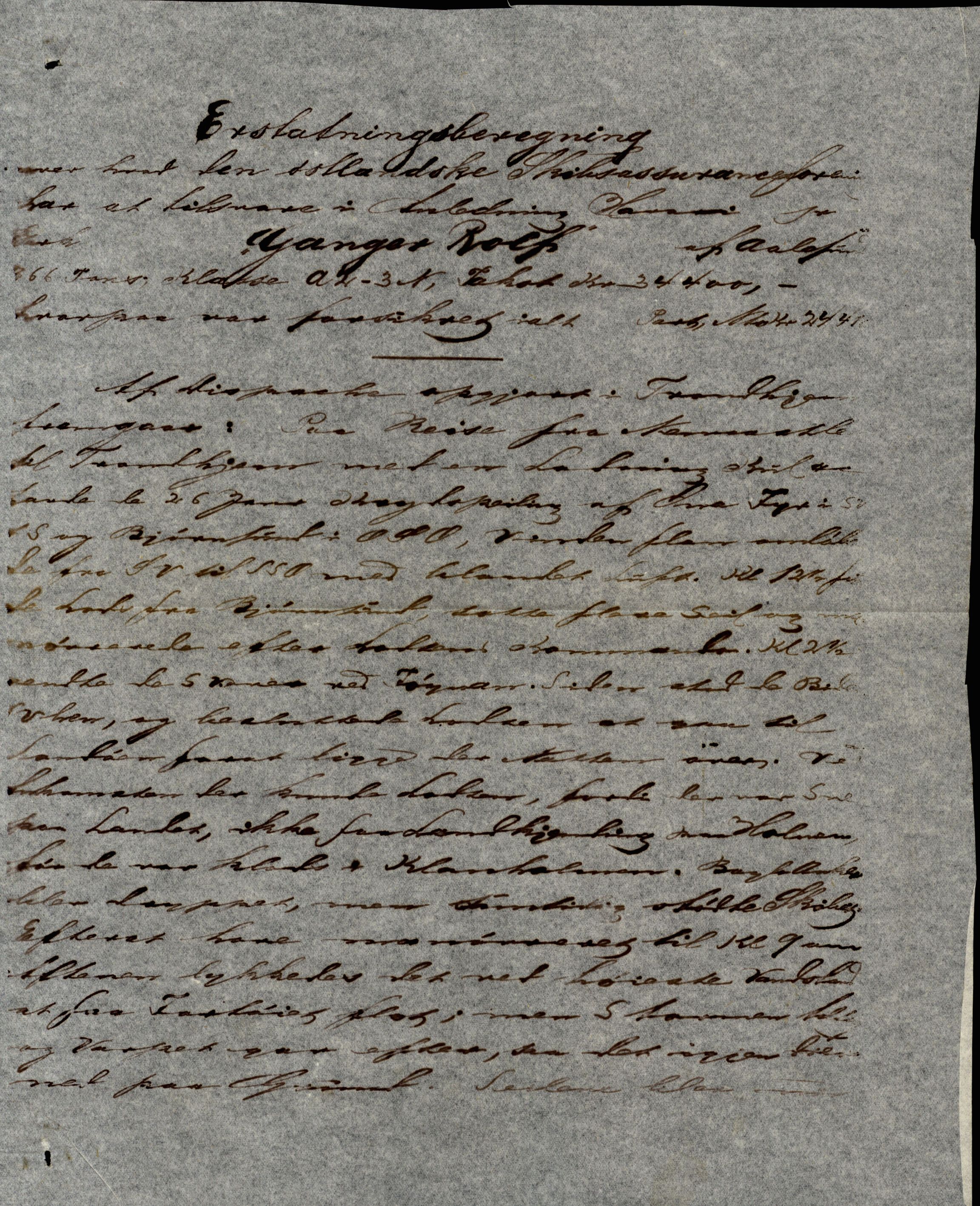 Pa 63 - Østlandske skibsassuranceforening, VEMU/A-1079/G/Ga/L0017/0011: Havaridokumenter / Andover, Amicitia, Bratsberg, Ganger Rolf, 1884, s. 10