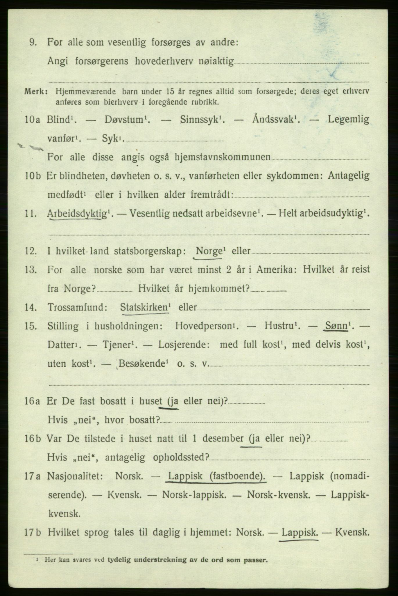 SATØ, Folketelling 1920 for 2021 Karasjok herred, 1920, s. 733