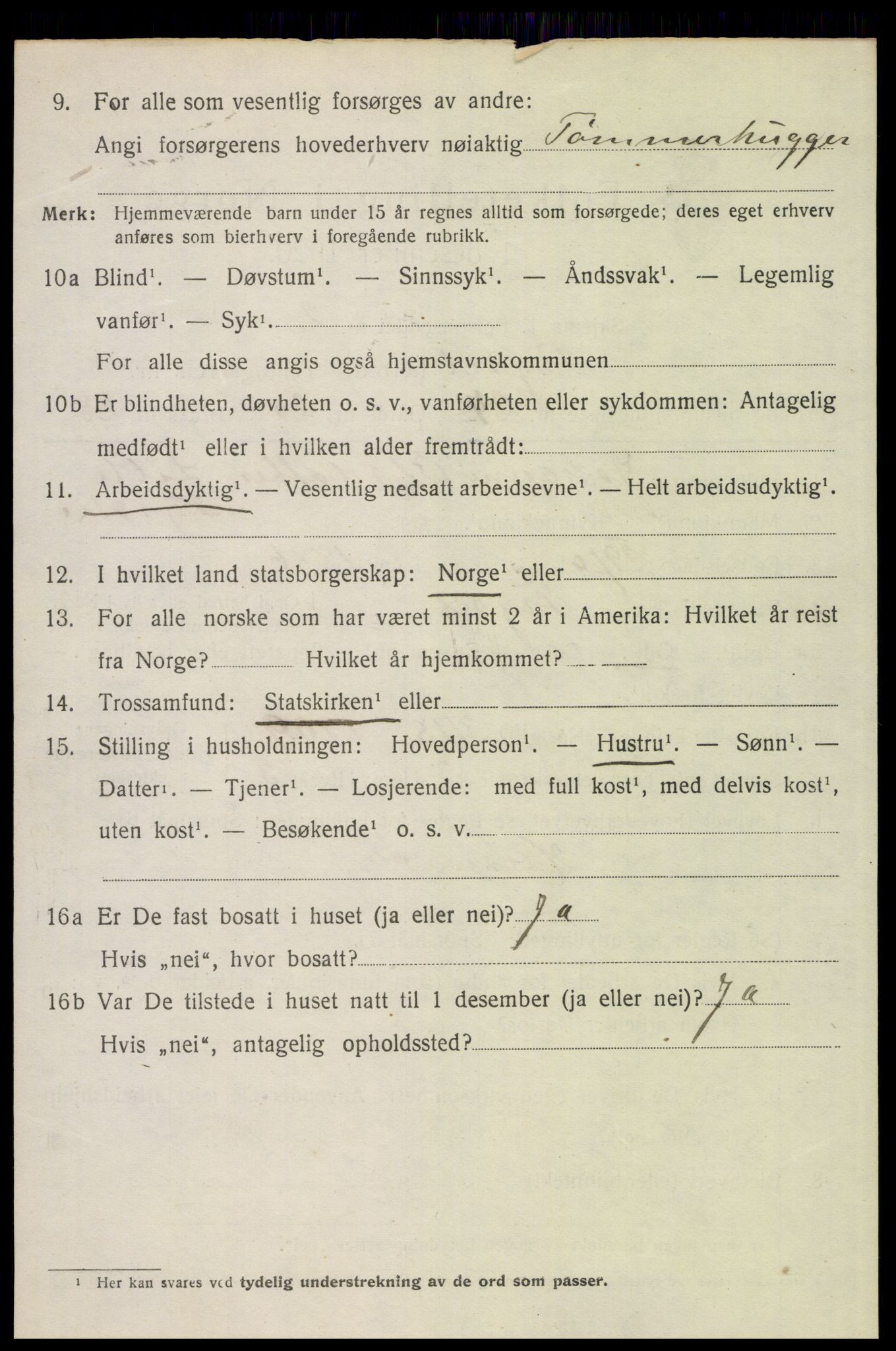SAH, Folketelling 1920 for 0428 Trysil herred, 1920, s. 6522