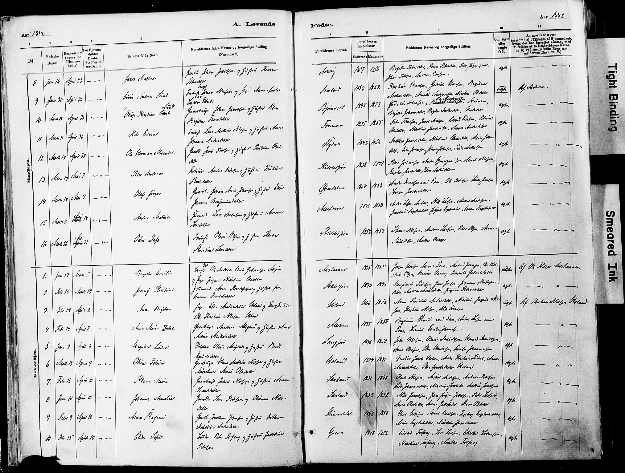 Ministerialprotokoller, klokkerbøker og fødselsregistre - Nordland, AV/SAT-A-1459/820/L0295: Ministerialbok nr. 820A16, 1880-1896, s. 15