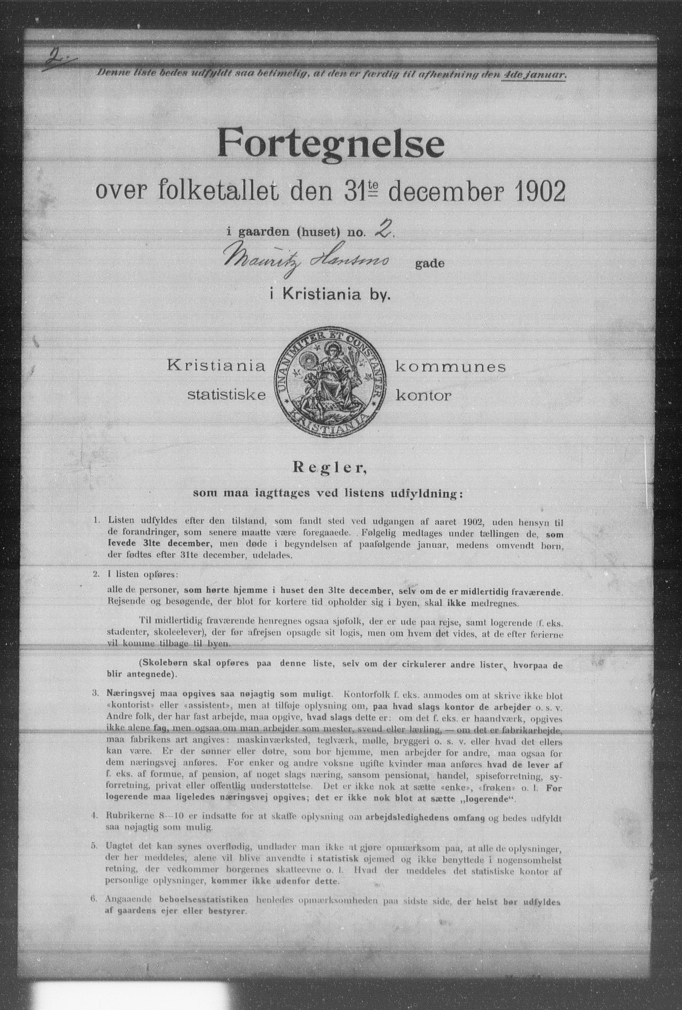 OBA, Kommunal folketelling 31.12.1902 for Kristiania kjøpstad, 1902, s. 12342