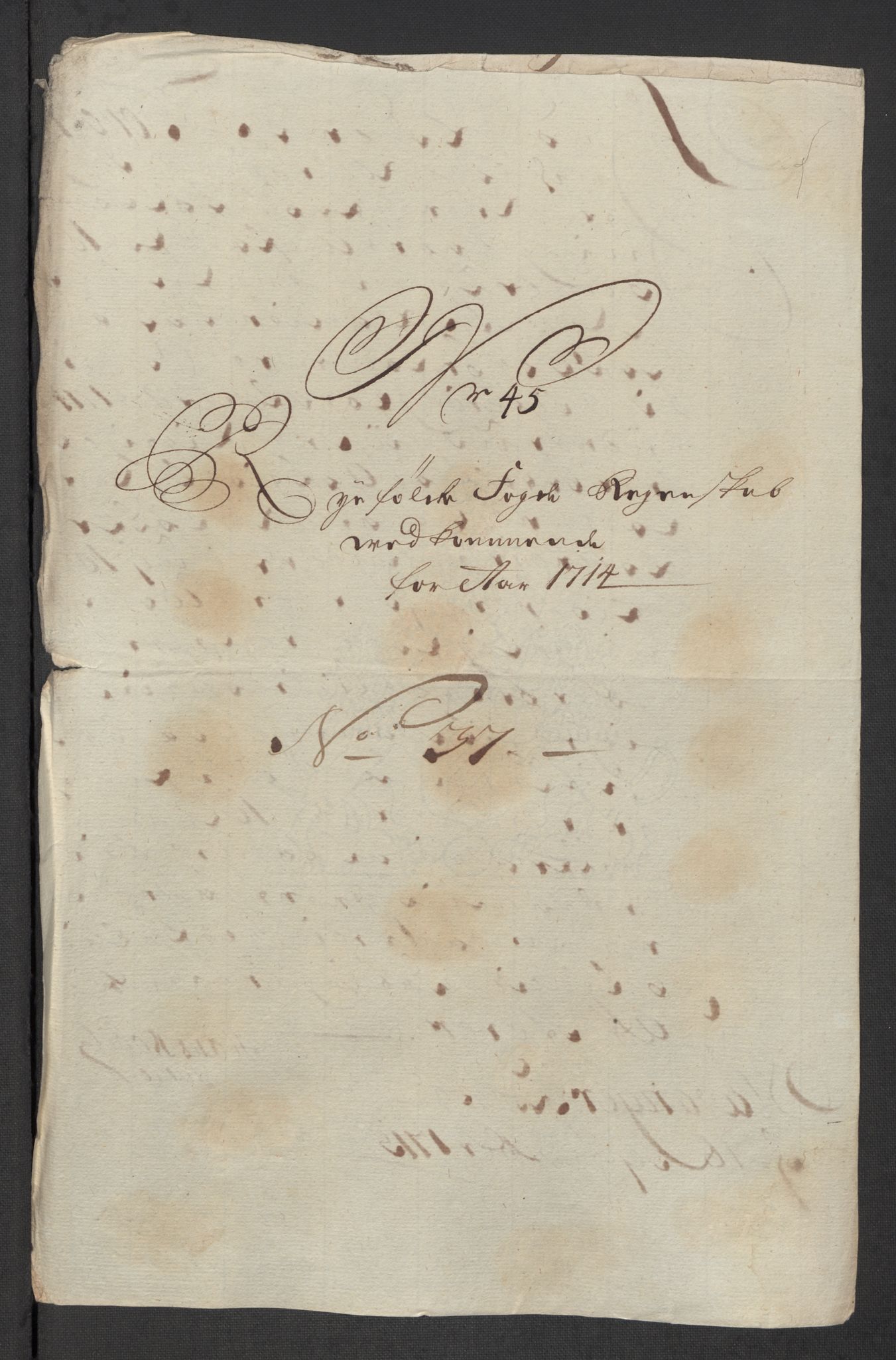 Rentekammeret inntil 1814, Reviderte regnskaper, Fogderegnskap, AV/RA-EA-4092/R47/L2867: Fogderegnskap Ryfylke, 1714, s. 224