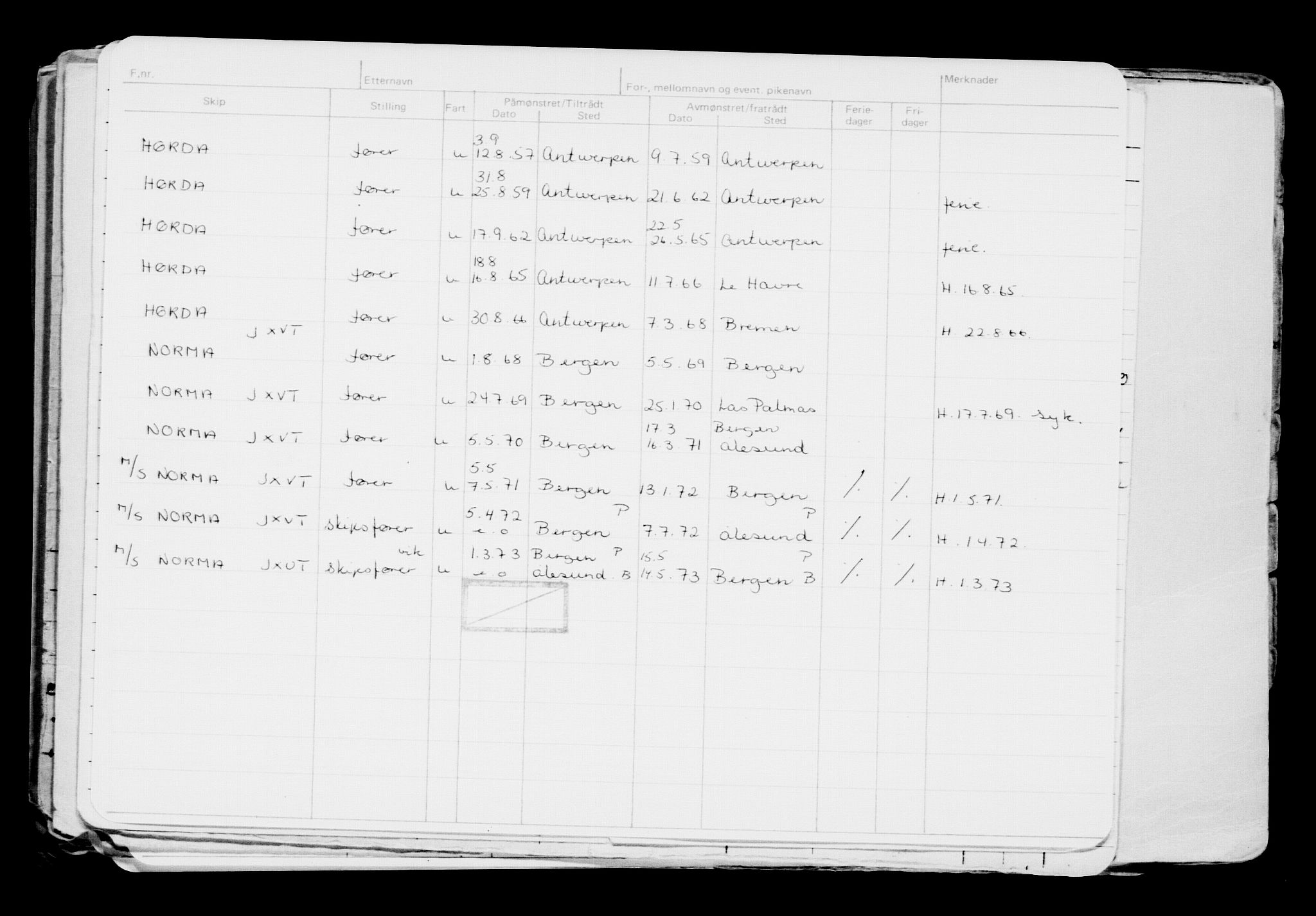 Direktoratet for sjømenn, AV/RA-S-3545/G/Gb/L0094: Hovedkort, 1911, s. 222