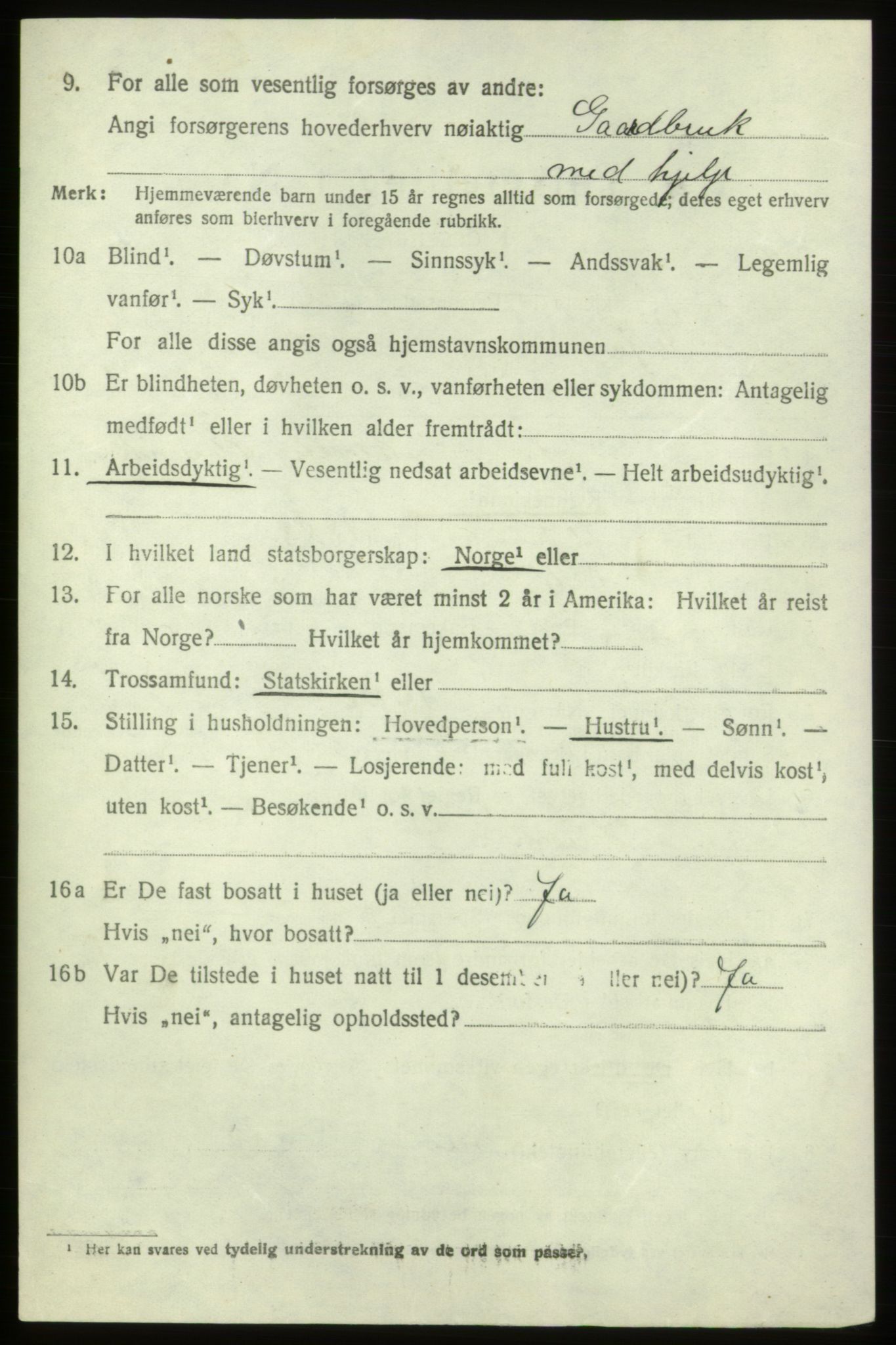 SAB, Folketelling 1920 for 1222 Fitjar herred, 1920, s. 4033