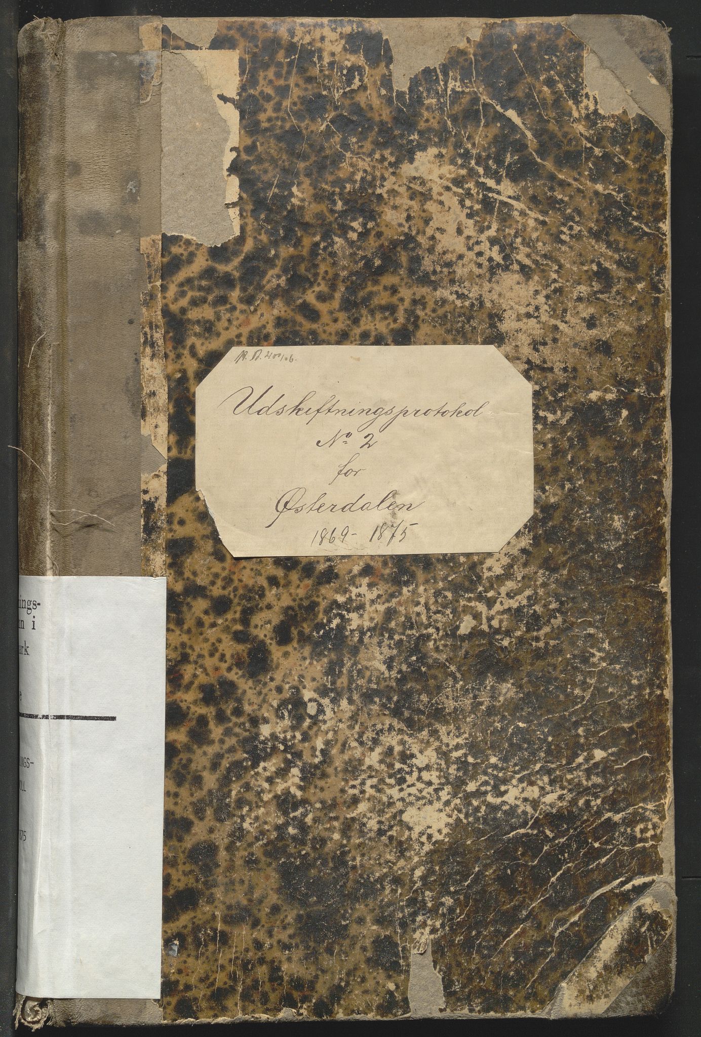 Utskiftningsformannen i Hedmark fylke, AV/SAH-JORDSKIFTEH-001/H/Ha/L0003/0002: Forhandlingsprotokoller, nr. 4 og 5 / Forhandlingsprotokoll nr. 5, 1869-1875