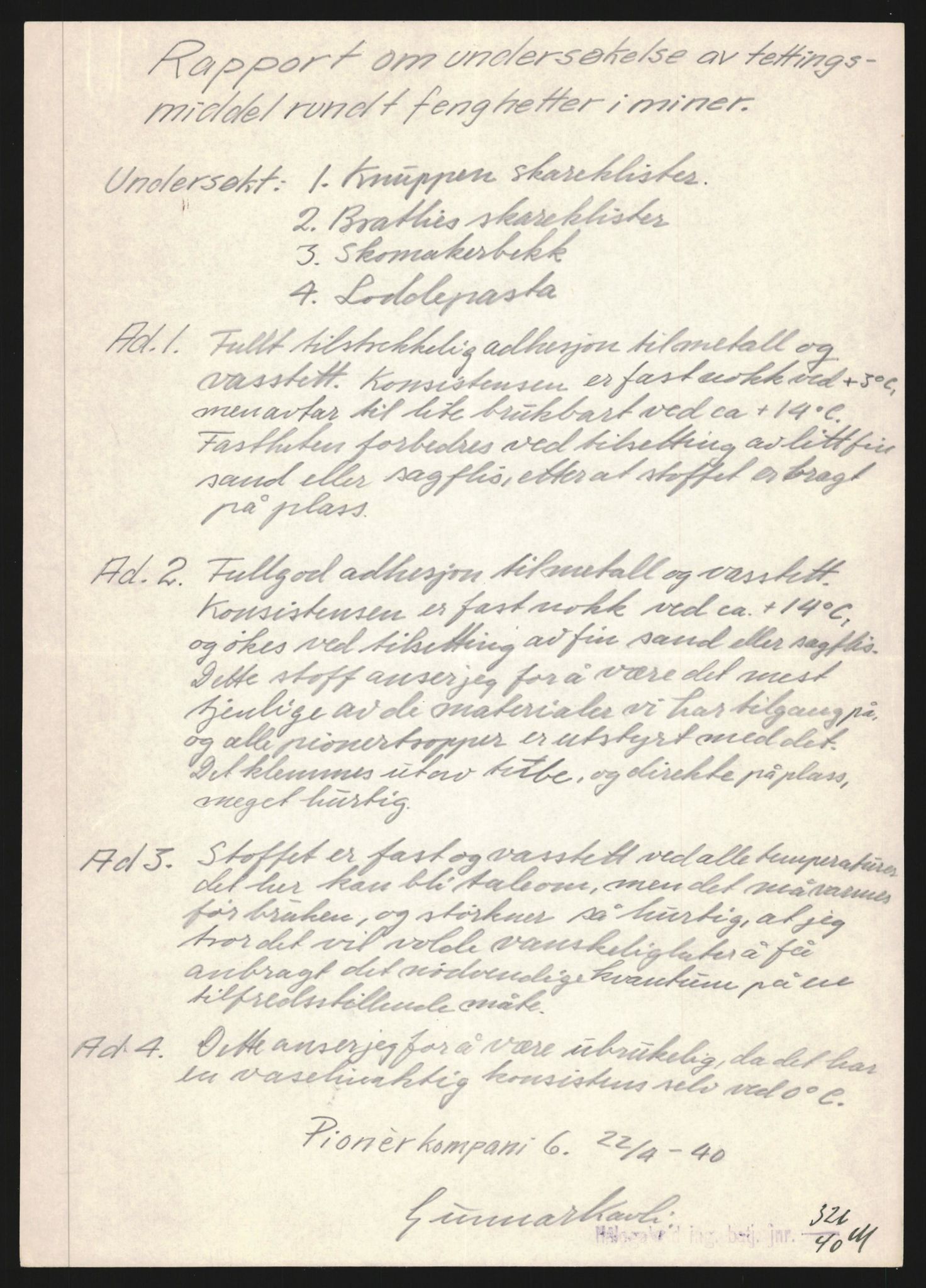 Forsvaret, Forsvarets krigshistoriske avdeling, AV/RA-RAFA-2017/Y/Yb/L0156: II-C-11-670-675  -  6. Divisjon: Hålogaland ingeniørbataljon, 1940, s. 420