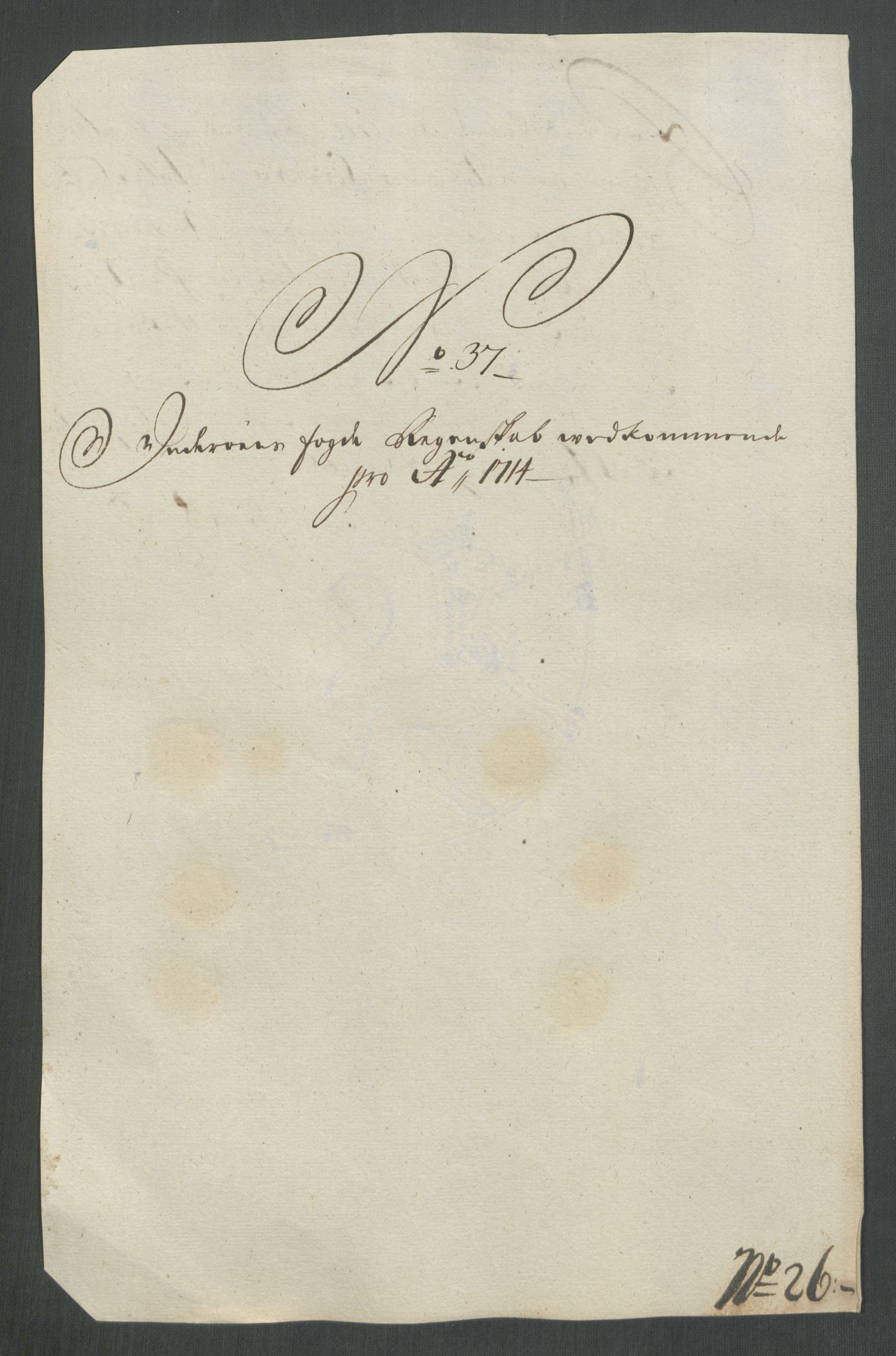 Rentekammeret inntil 1814, Reviderte regnskaper, Fogderegnskap, RA/EA-4092/R63/L4322: Fogderegnskap Inderøy, 1714, s. 317