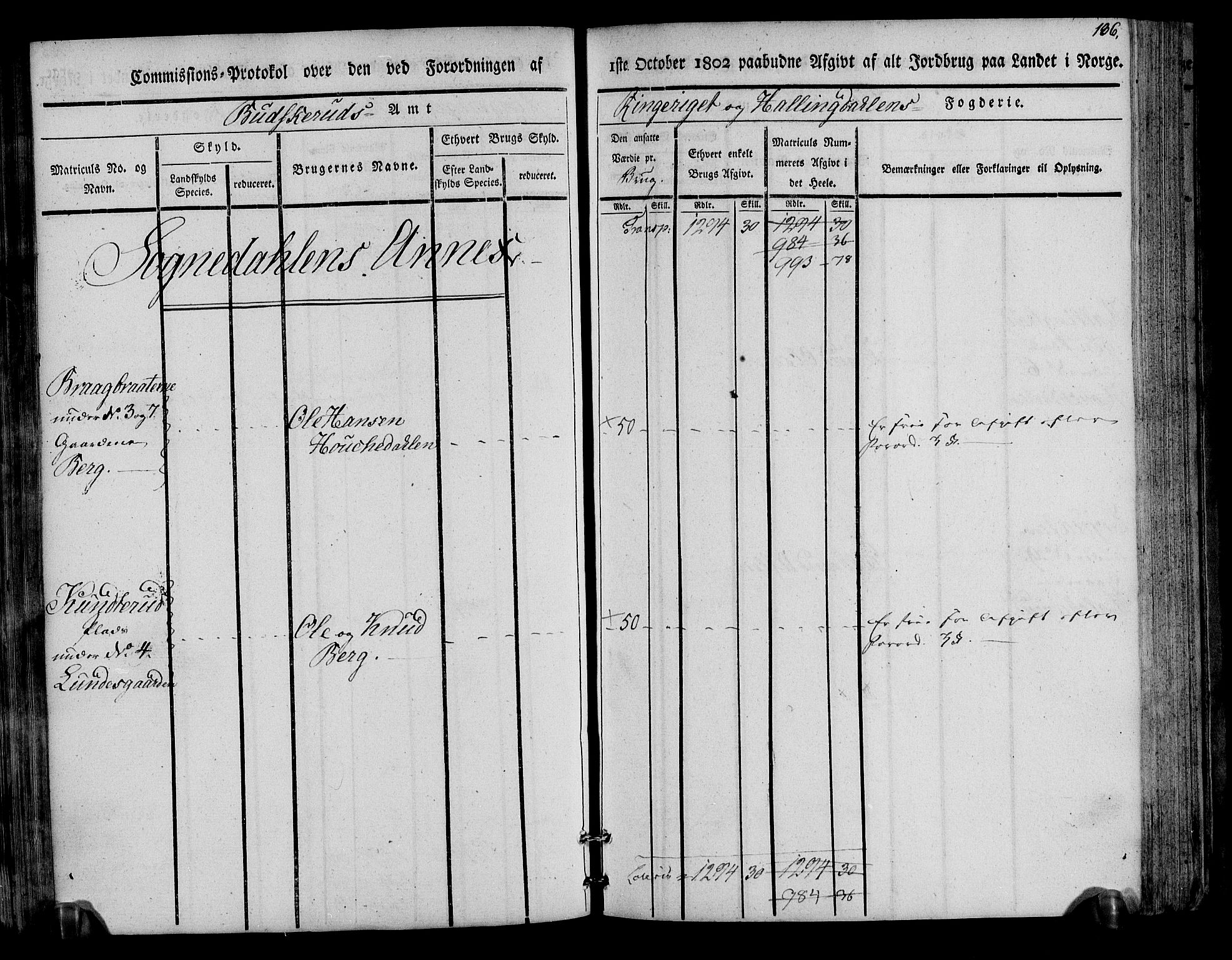 Rentekammeret inntil 1814, Realistisk ordnet avdeling, AV/RA-EA-4070/N/Ne/Nea/L0045: Ringerike og Hallingdal fogderi. Kommisjonsprotokoll for Norderhov prestegjeld, 1803, s. 139