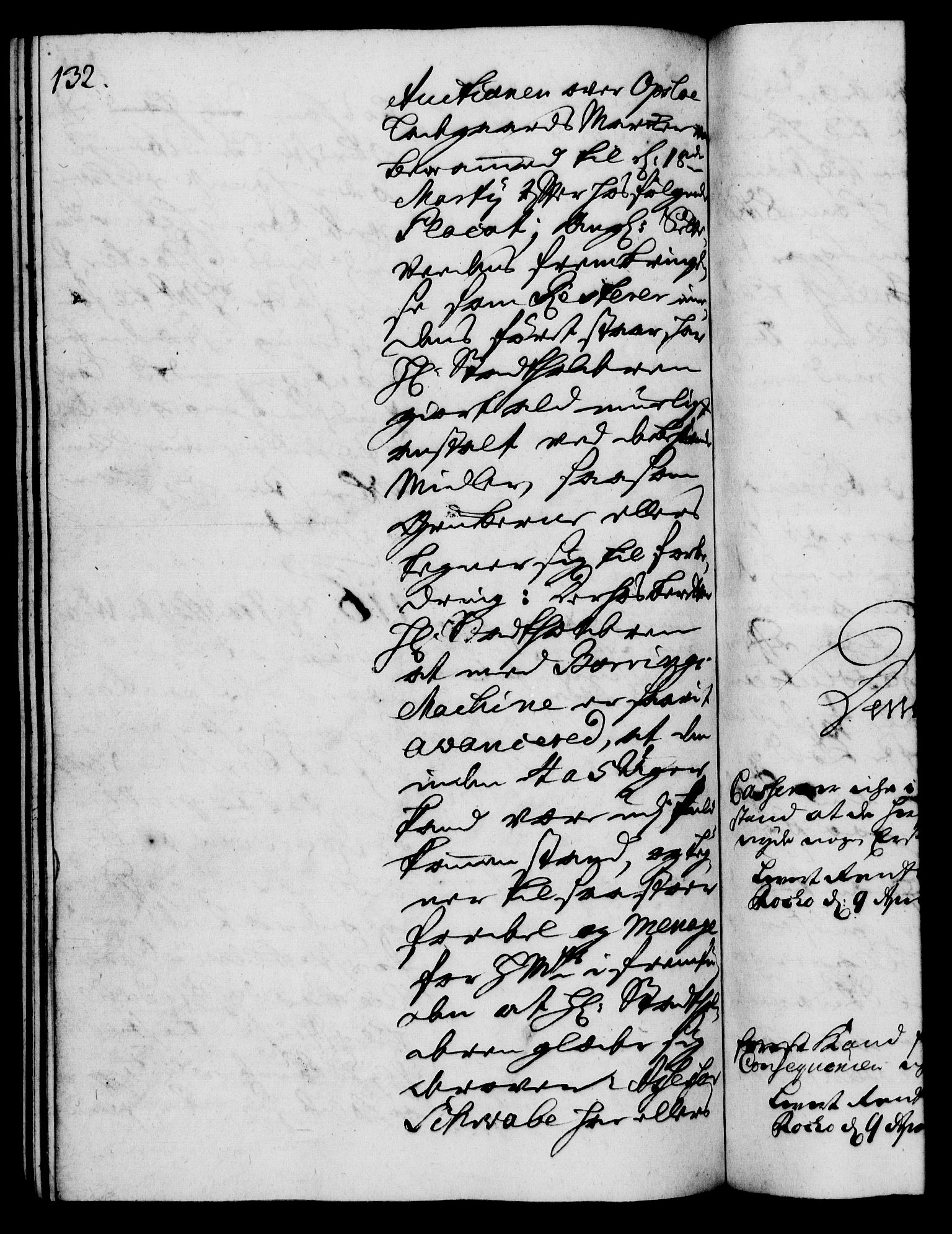 Rentekammeret, Kammerkanselliet, RA/EA-3111/G/Gh/Gha/L0008: Norsk ekstraktmemorialprotokoll (merket RK 53.53), 1725-1726, s. 132