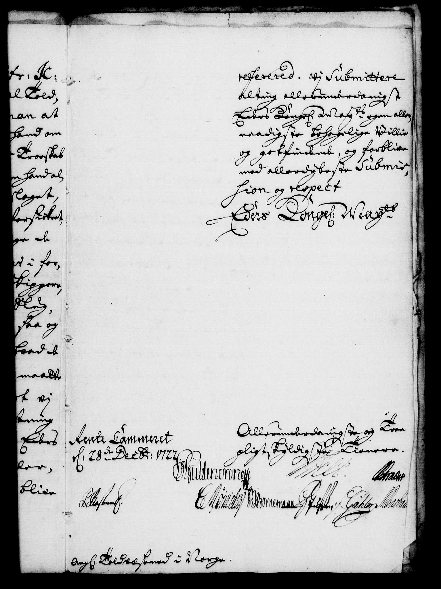 Rentekammeret, Kammerkanselliet, RA/EA-3111/G/Gf/Gfa/L0005: Norsk relasjons- og resolusjonsprotokoll (merket RK 52.5), 1722, s. 845