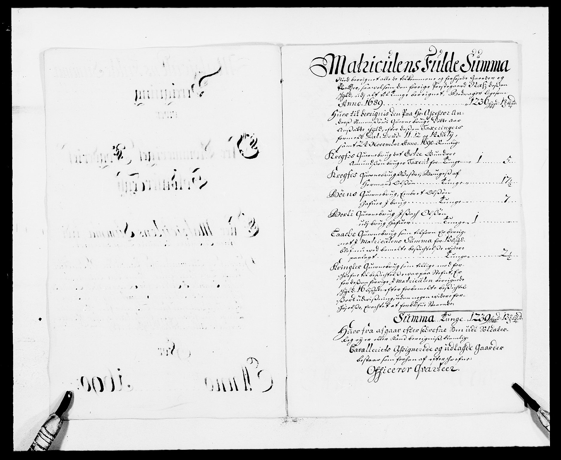 Rentekammeret inntil 1814, Reviderte regnskaper, Fogderegnskap, RA/EA-4092/R12/L0702: Fogderegnskap Øvre Romerike, 1690, s. 177