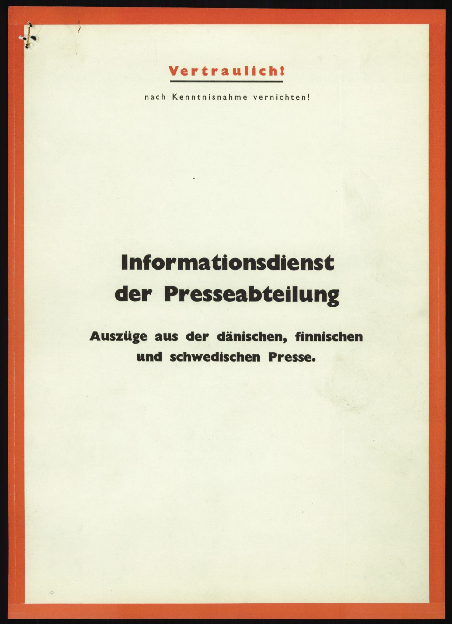 Forsvarets Overkommando. 2 kontor. Arkiv 11.4. Spredte tyske arkivsaker, AV/RA-RAFA-7031/D/Dar/Darb/L0010: Reichskommissariat - Hauptabteilung Volksaufklärung und Propaganda, 1940-1943, s. 176