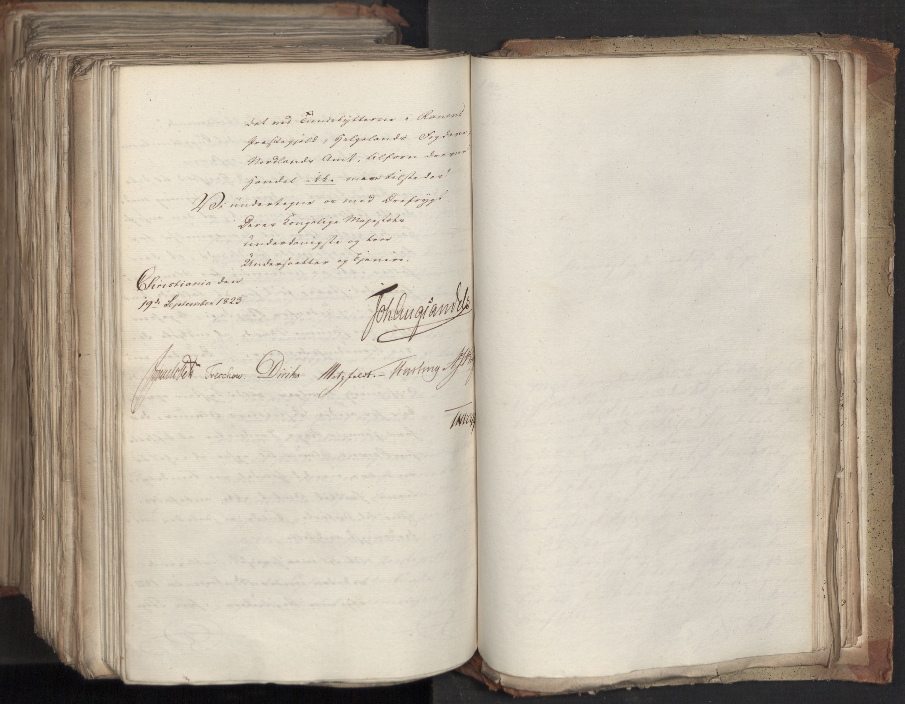 Statsrådsavdelingen i Stockholm, AV/RA-S-1003/D/Da/L0035: Regjeringsinnstillinger nr. 541-840, 1823, s. 734