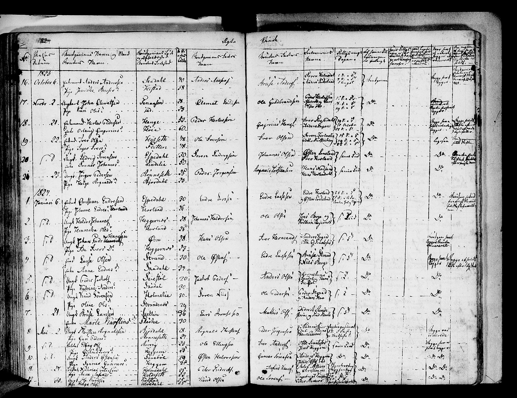 Fjaler sokneprestembete, AV/SAB-A-79801/H/Haa/Haaa/L0005: Ministerialbok nr. A 5, 1821-1835, s. 90