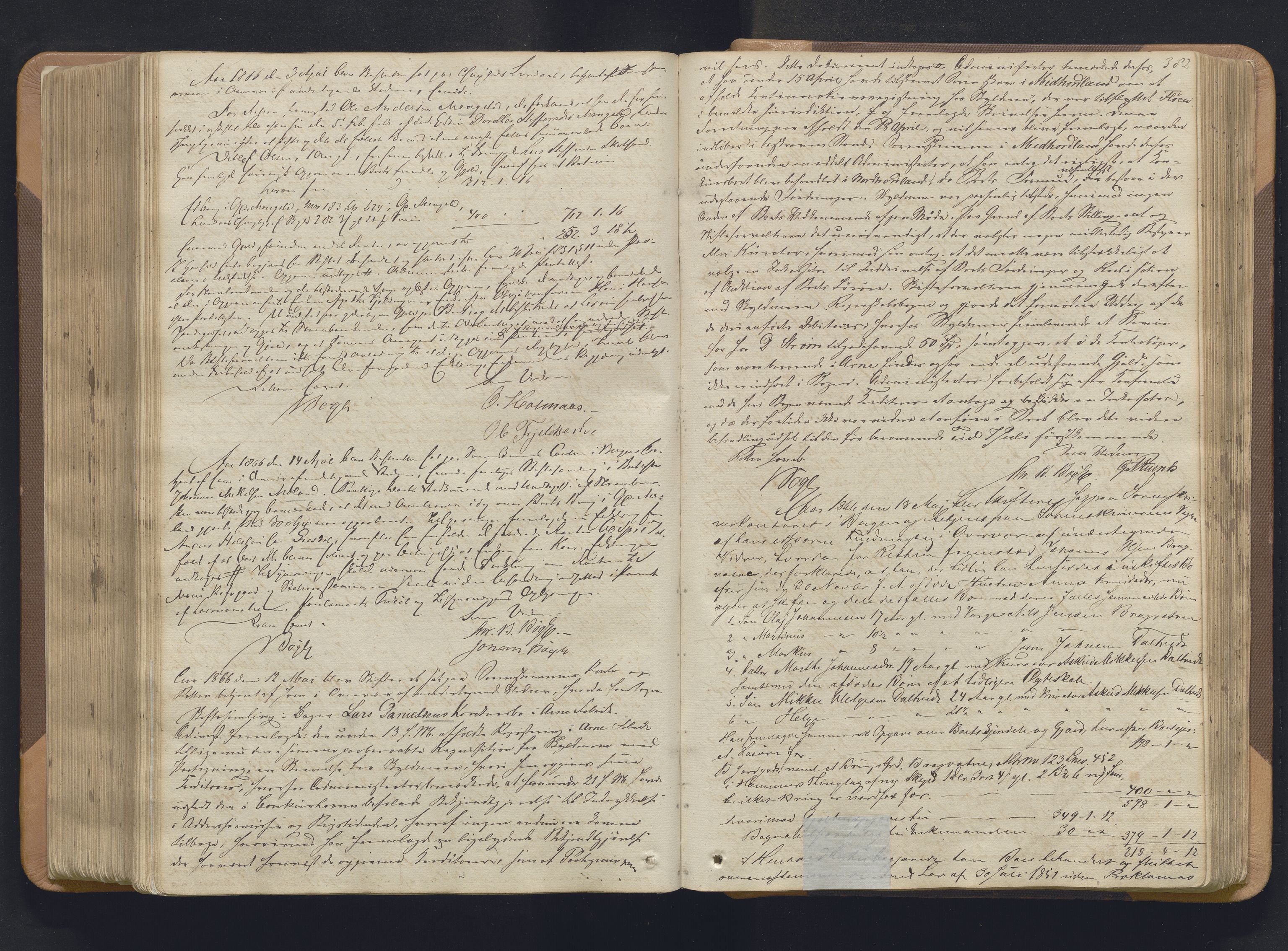 Nordhordland sorenskrivar, AV/SAB-A-2901/1/H/Hc/L0001: Skifteforhandlingsprotokollar, 1851-1871, s. 382