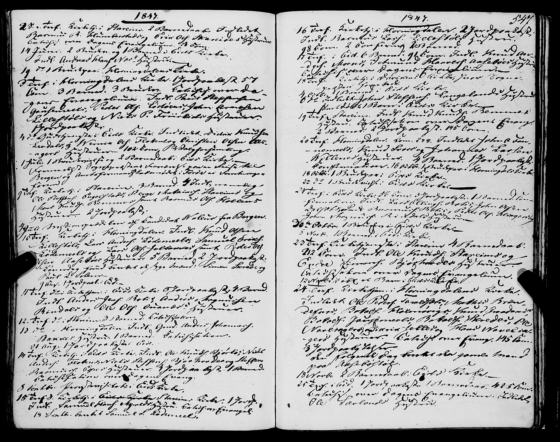 Eid sokneprestembete, AV/SAB-A-82301/H/Haa/Haaa/L0007: Ministerialbok nr. A 7, 1844-1858, s. 547