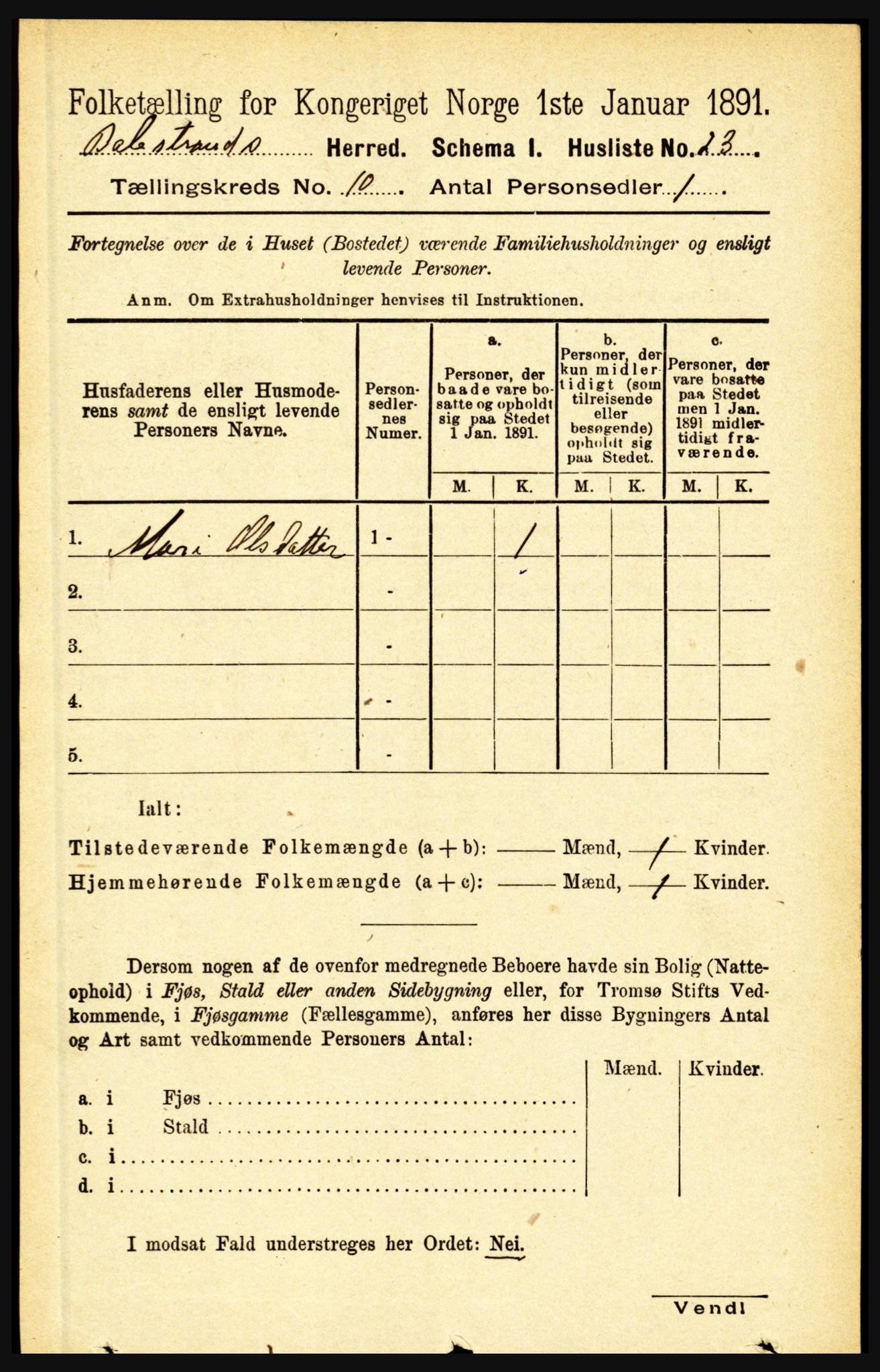 RA, Folketelling 1891 for 1418 Balestrand herred, 1891, s. 2244