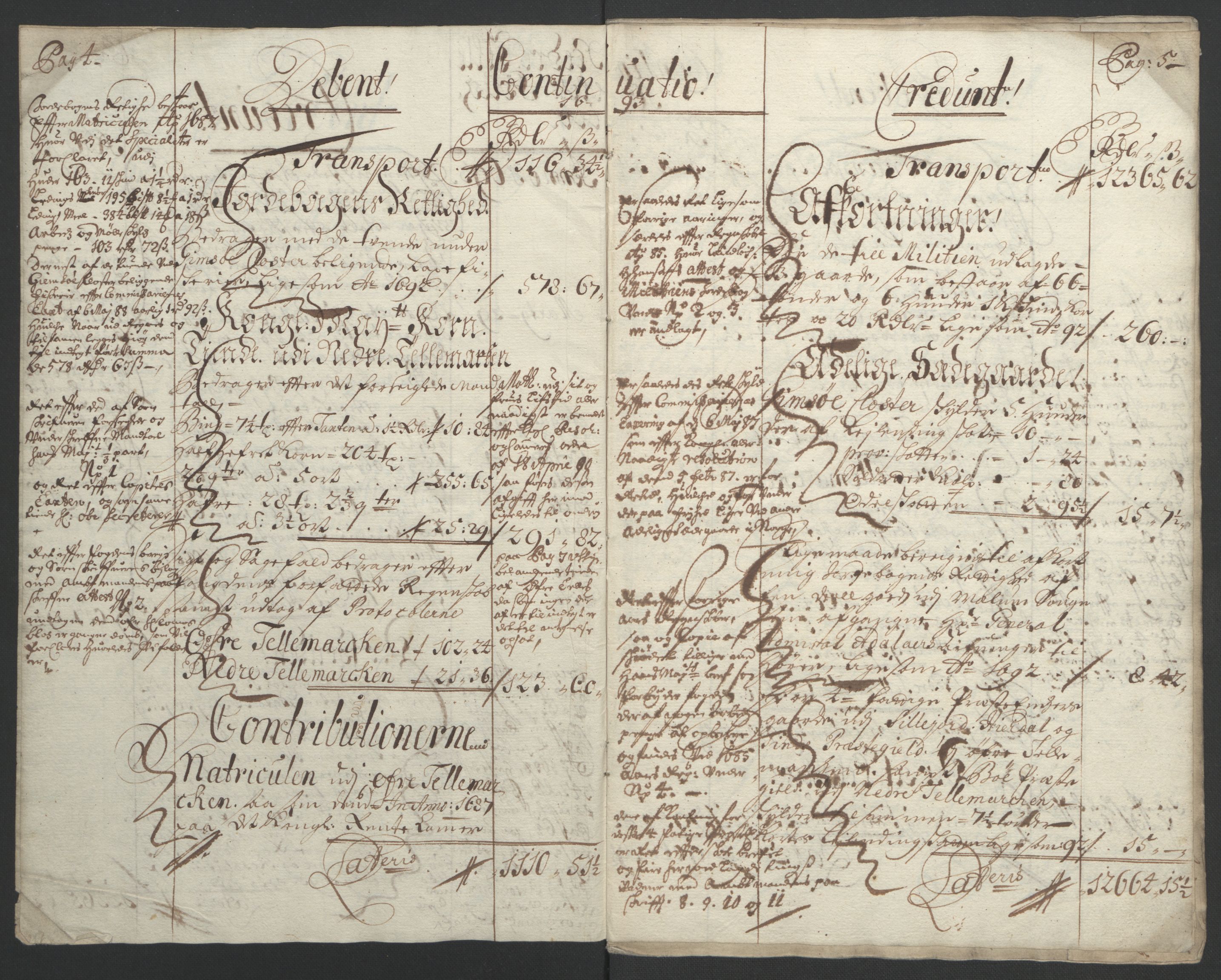 Rentekammeret inntil 1814, Reviderte regnskaper, Fogderegnskap, RA/EA-4092/R35/L2091: Fogderegnskap Øvre og Nedre Telemark, 1690-1693, s. 242
